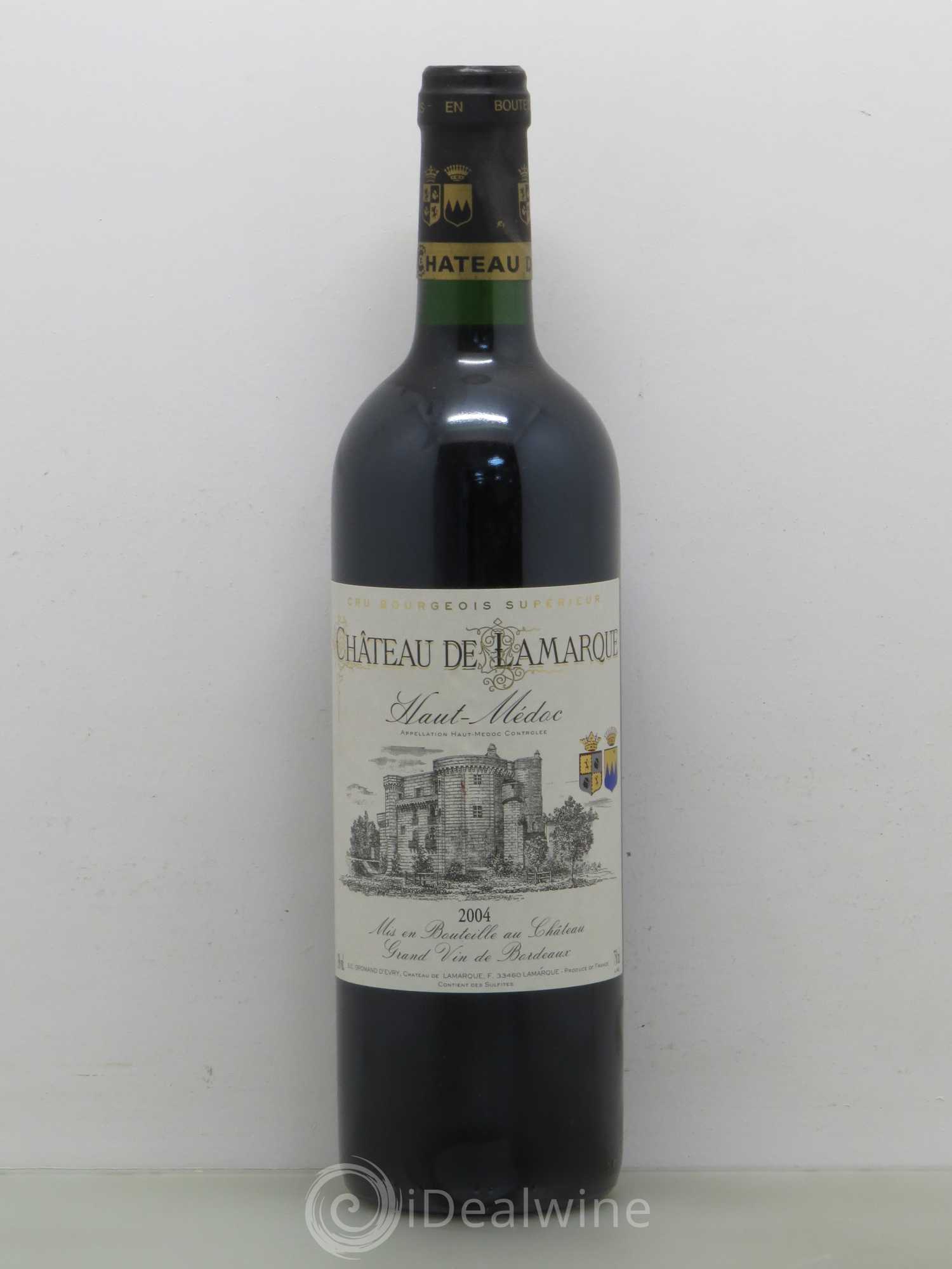 Château de Lamarque Cru Bourgeois 2004 - Lot de 1 bouteille - 0