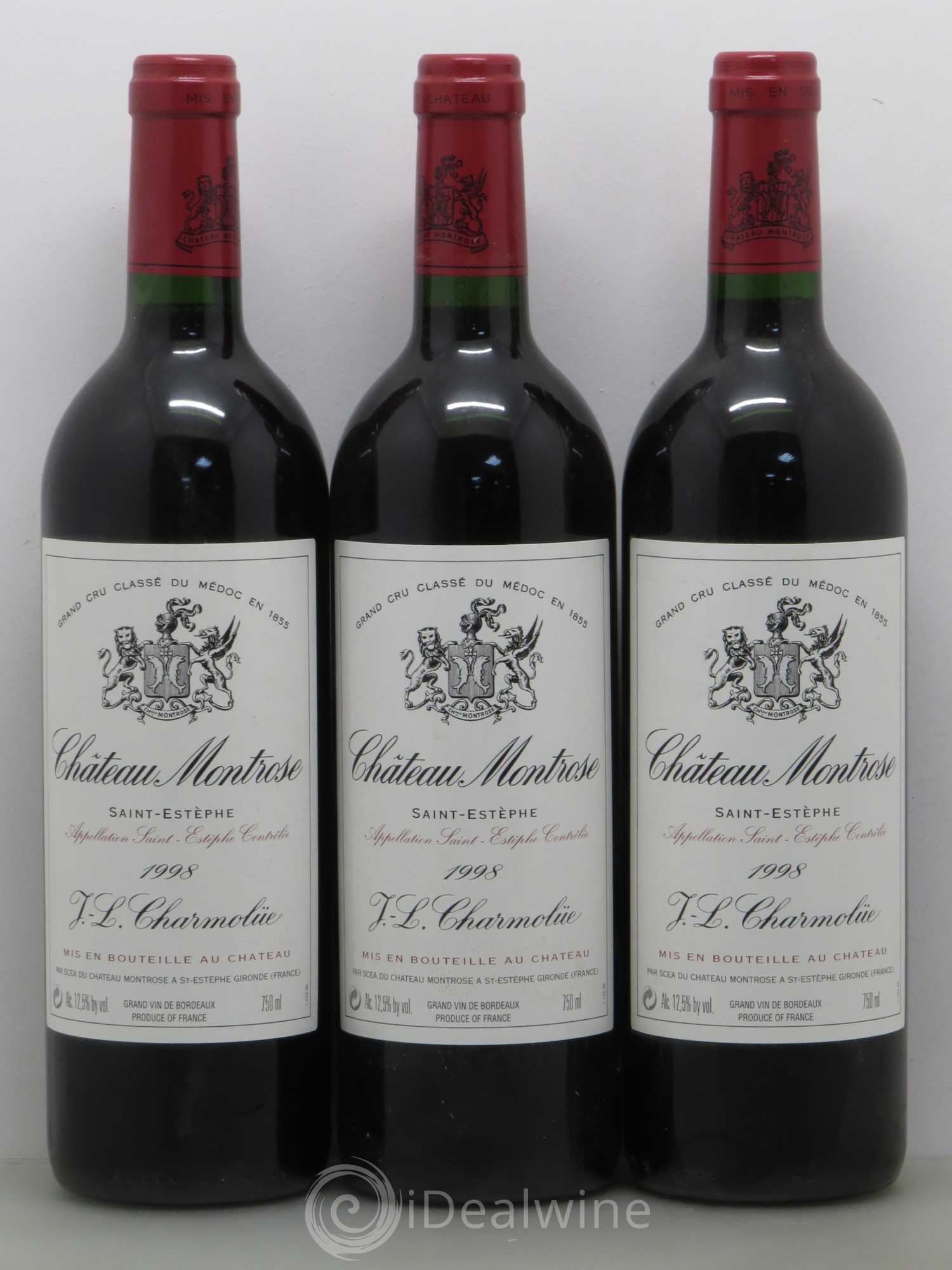 Château Montrose 2ème Grand Cru Classé 1998 - Lot de 12 bouteilles - 1
