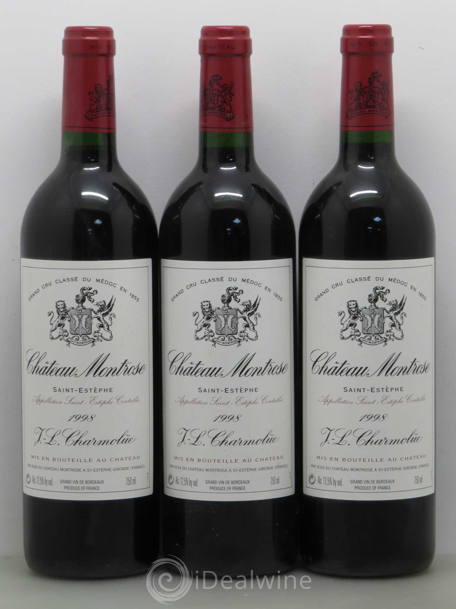 Château Montrose 2ème Grand Cru Classé 1998 - Lot de 12 bouteilles - 3