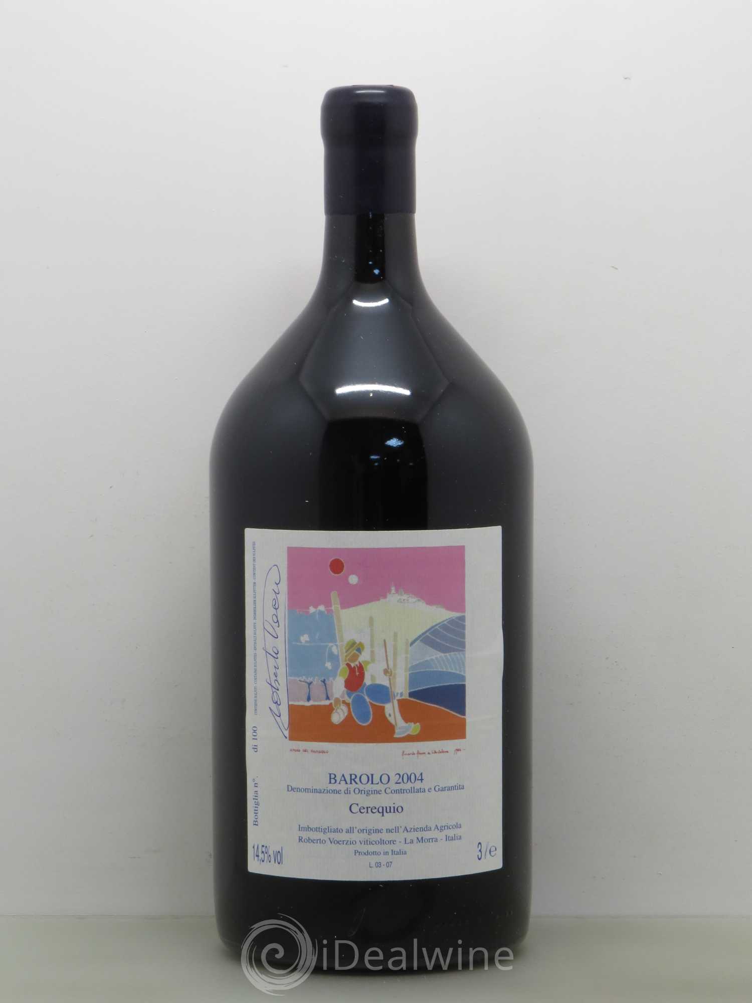 Barolo DOCG Cerequio Roberto Voerzio 2004 - Lot de 1 double magnum - 0