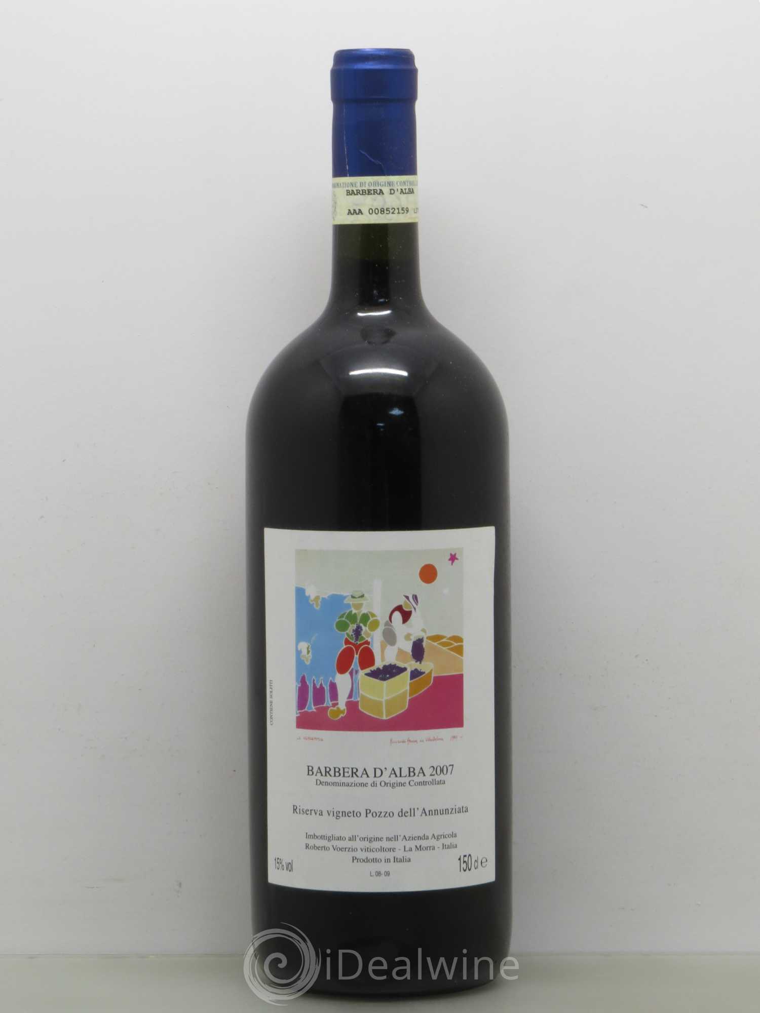 Barbera d'Alba DOC Roberto Voerzio Riserva Pozzo dell'Annunziata 2007 - Lot de 1 magnum - 0