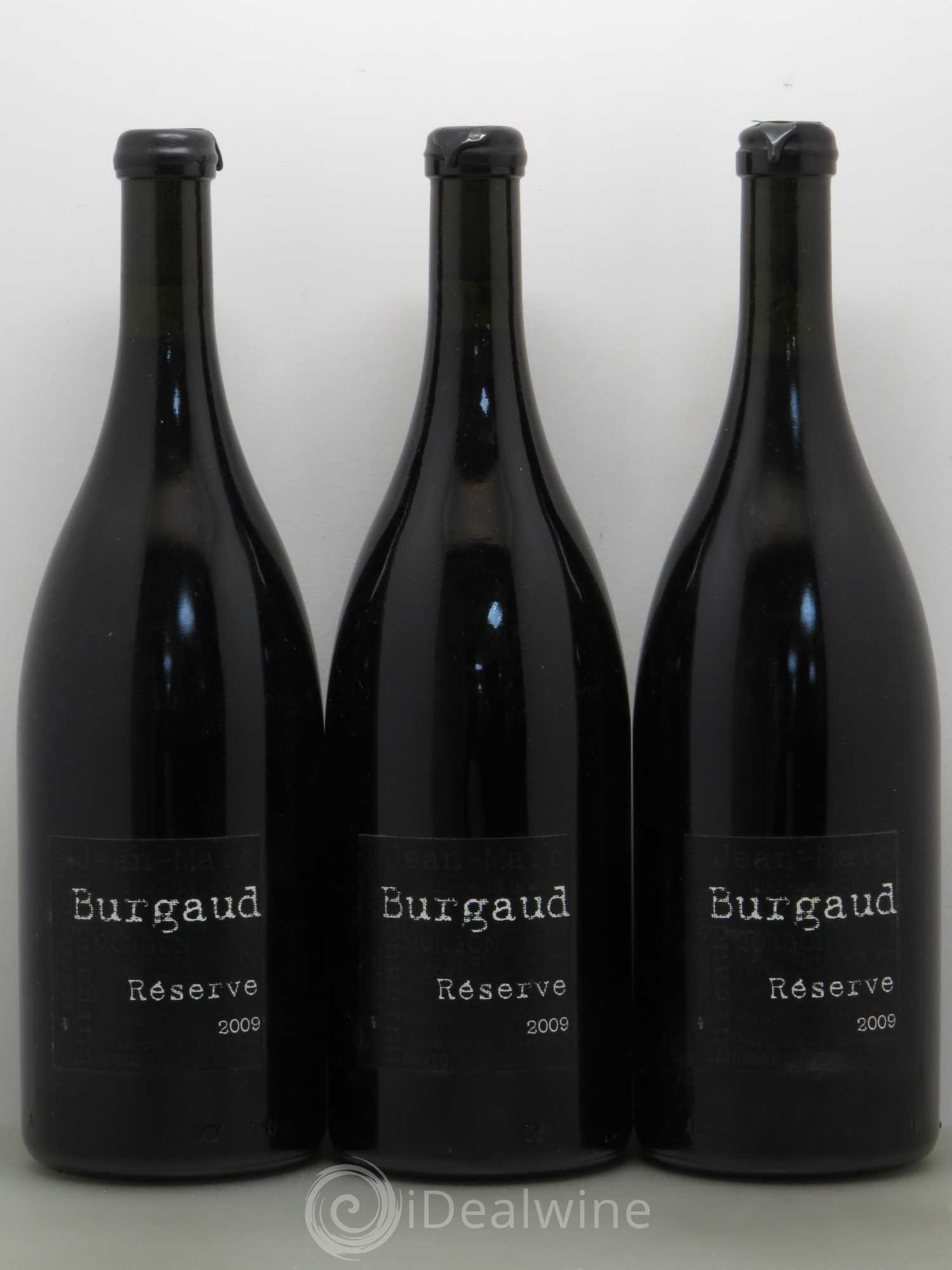 Morgon Côte du Py Réserve Jean-Marc Burgaud (Domaine) 2009 - Lot de 3 magnums - 0
