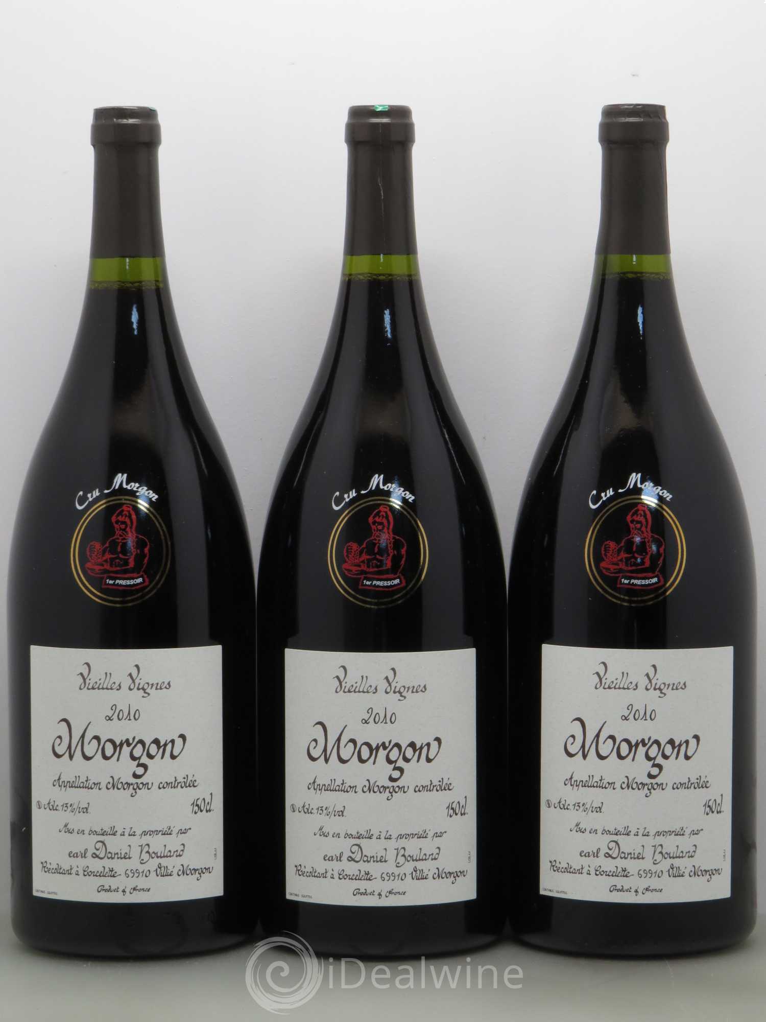 Morgon Vieilles Vignes Daniel Bouland (Domaine) 2010 - Lot de 3 magnums - 0