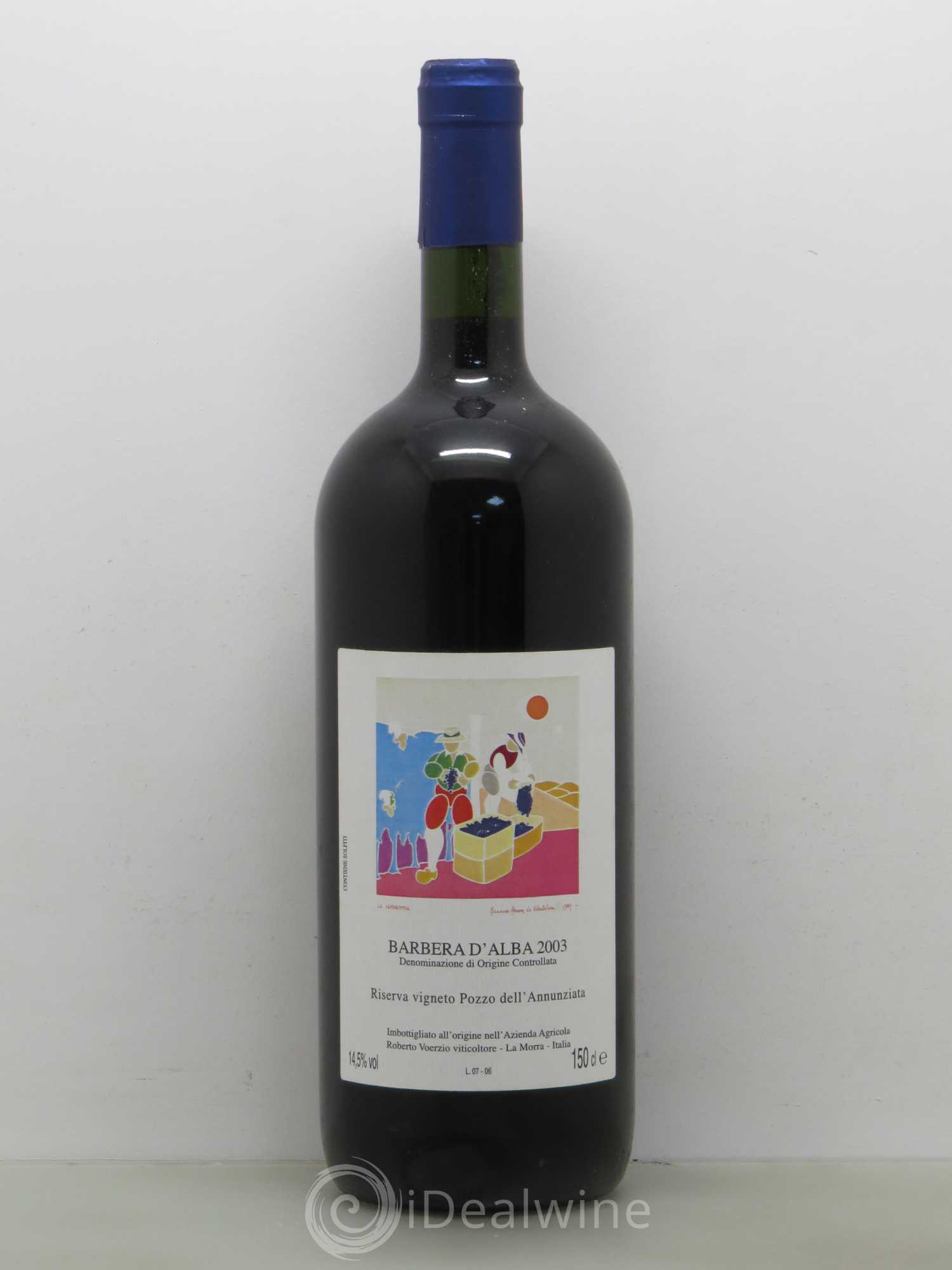Barbera d'Alba DOC Roberto Voerzio Riserva Pozzo dell'Annunziata 2003 - Lot de 1 magnum - 0