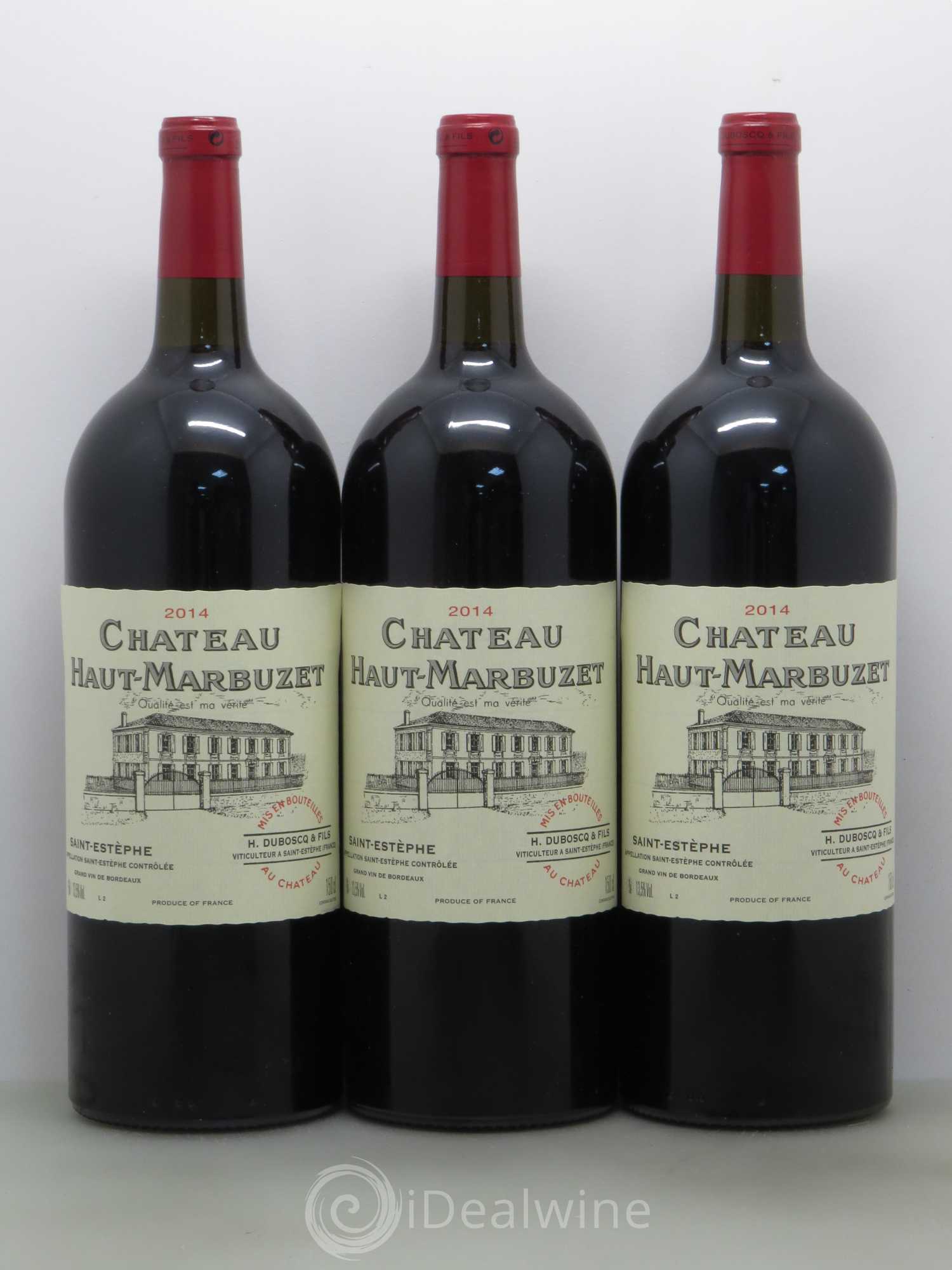 Château Haut Marbuzet 2014 - Lot de 6 magnums - 1