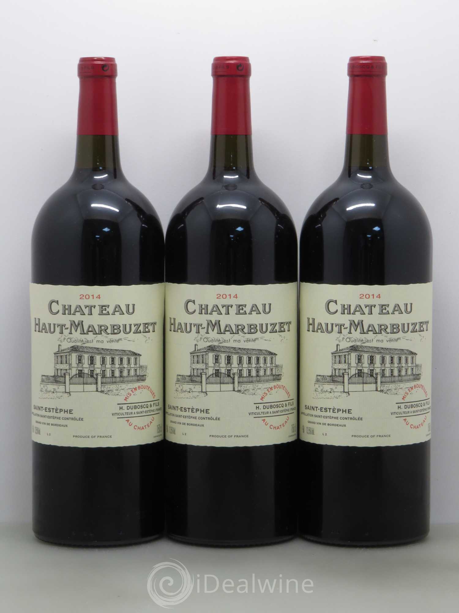 Château Haut Marbuzet 2014 - Lot de 6 magnums - 2
