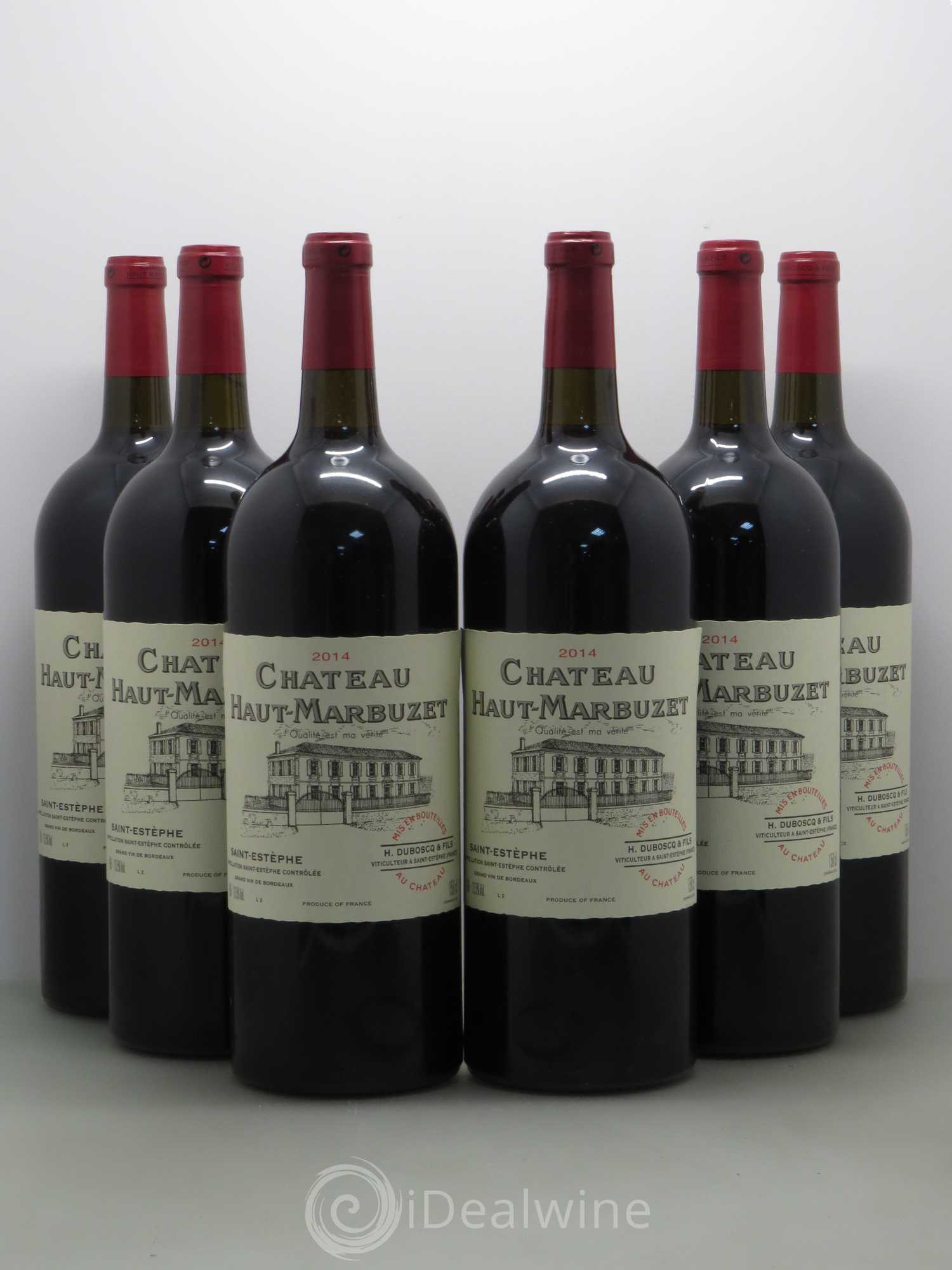 Château Haut Marbuzet 2014 - Lot de 6 magnums - 0