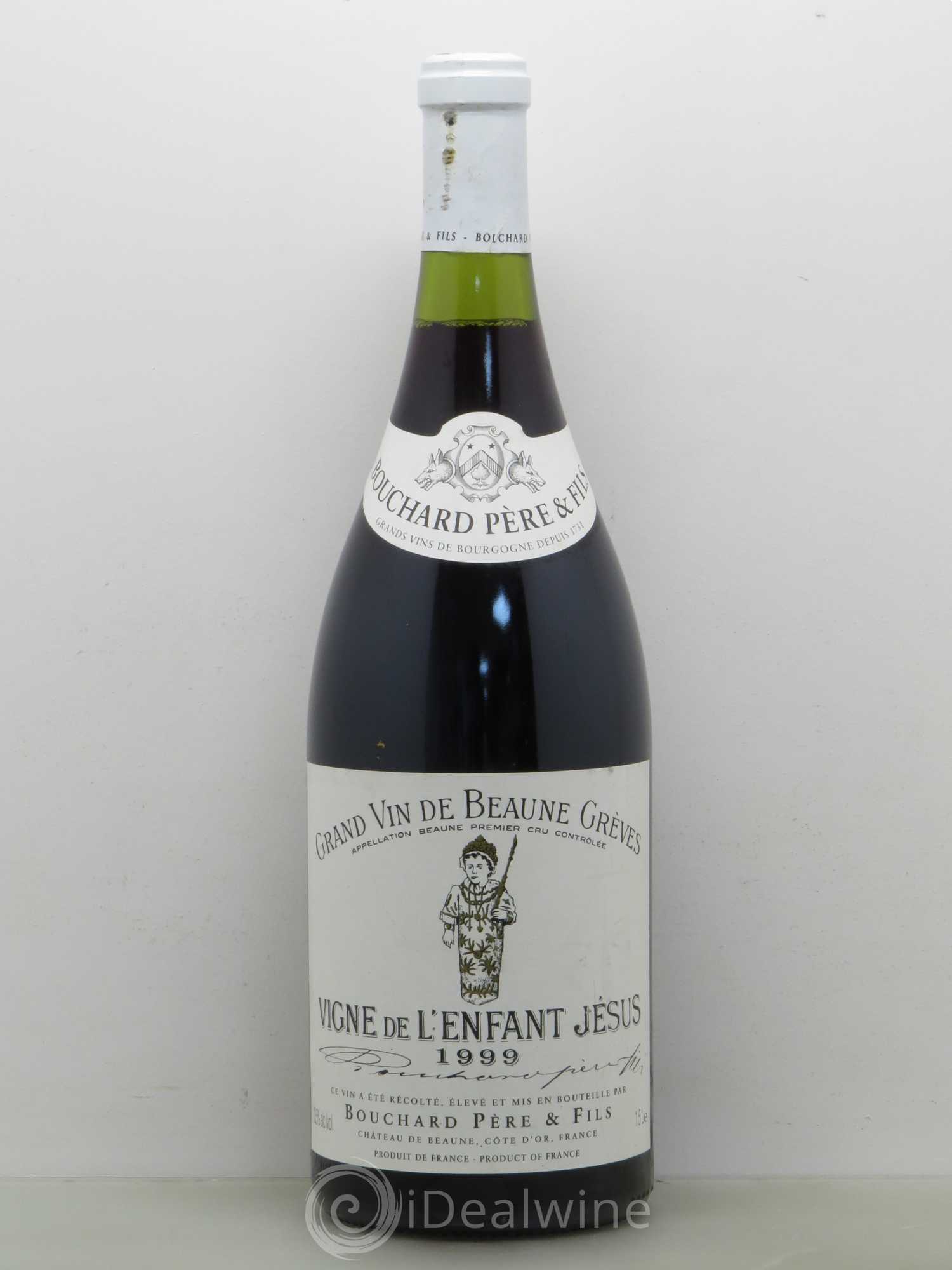 Beaune 1er Cru Grèves - Vigne de l'Enfant Jésus Bouchard Père & Fils 1999 - Lot de 1 magnum - 0