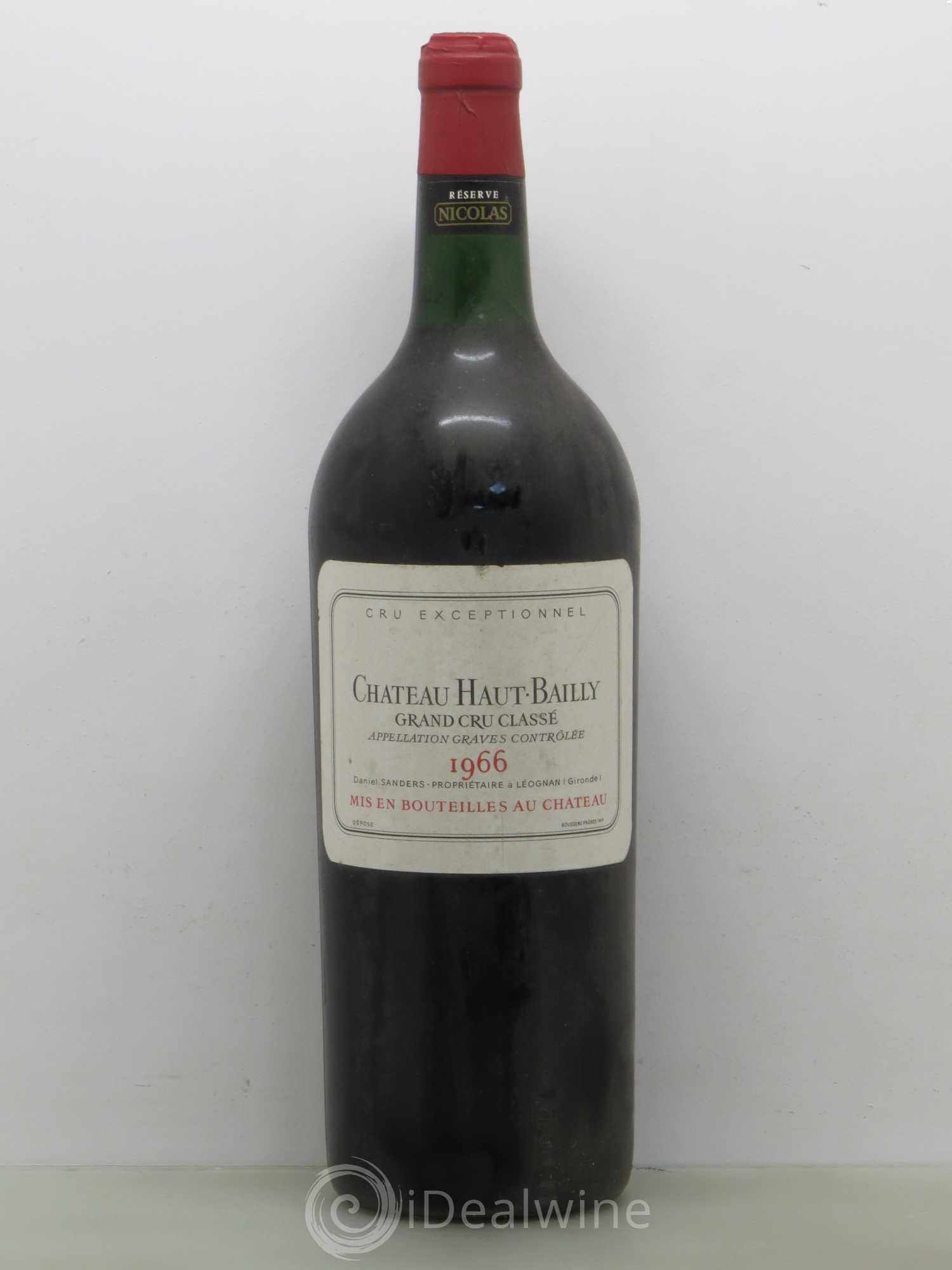 Château Haut-Bailly Cru Classé de Graves 1966 - Lot de 1 magnum - 0