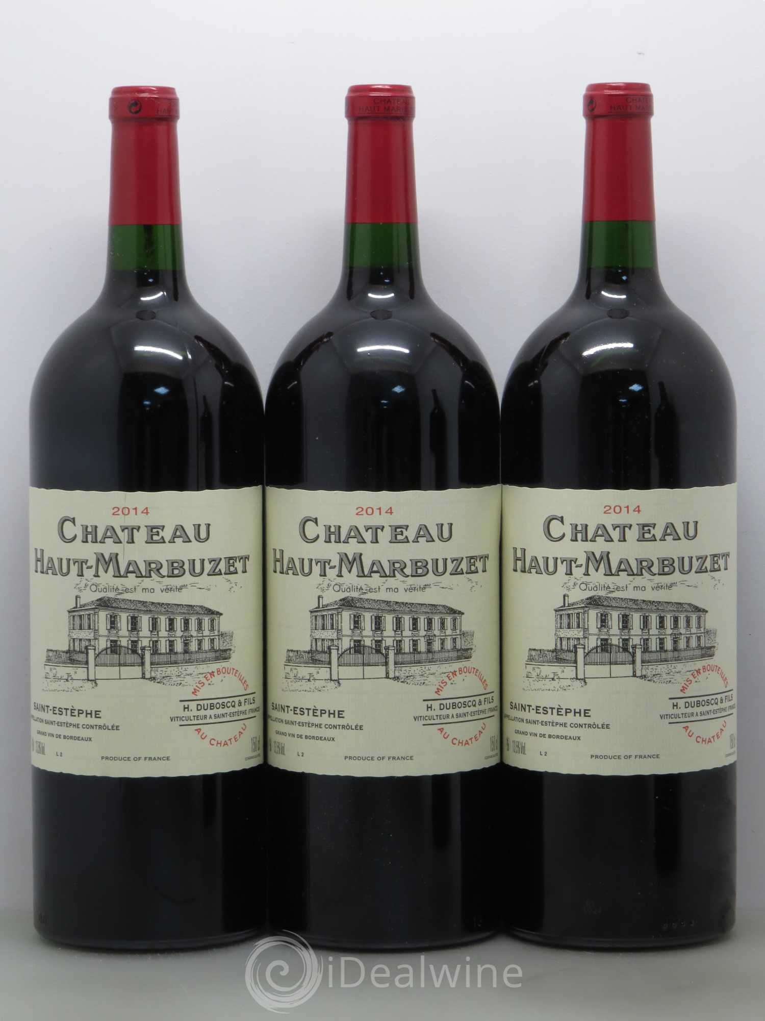 Château Haut Marbuzet 2014 - Lot de 6 magnums - 1
