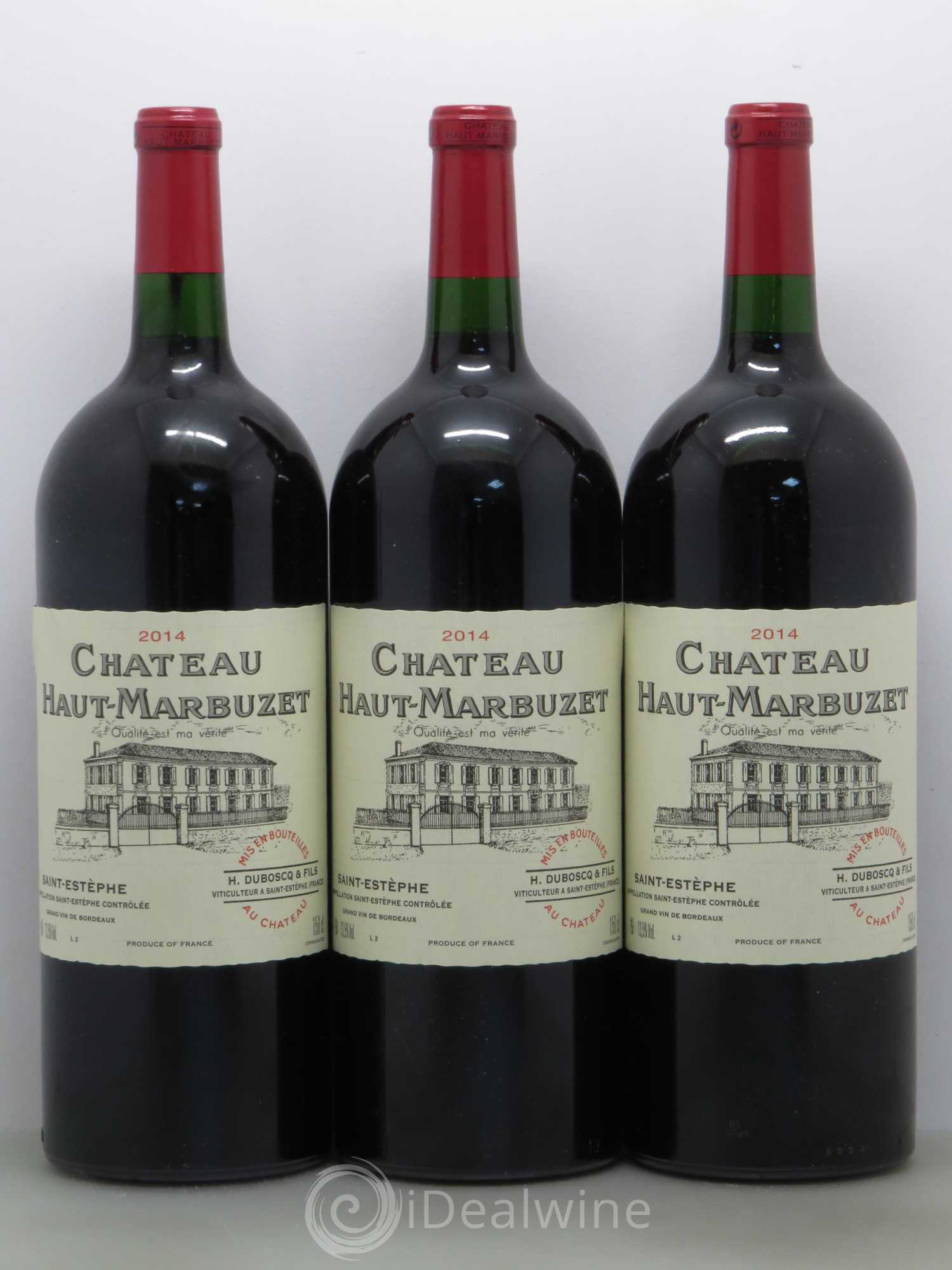 Château Haut Marbuzet 2014 - Lot de 6 magnums - 2