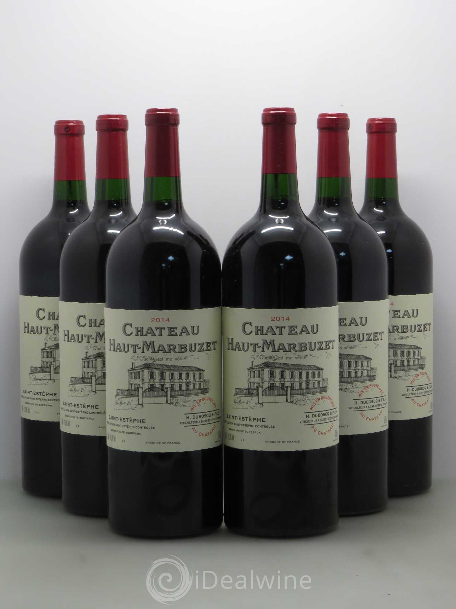 Château Haut Marbuzet 2014 - Lot de 6 magnums - 0