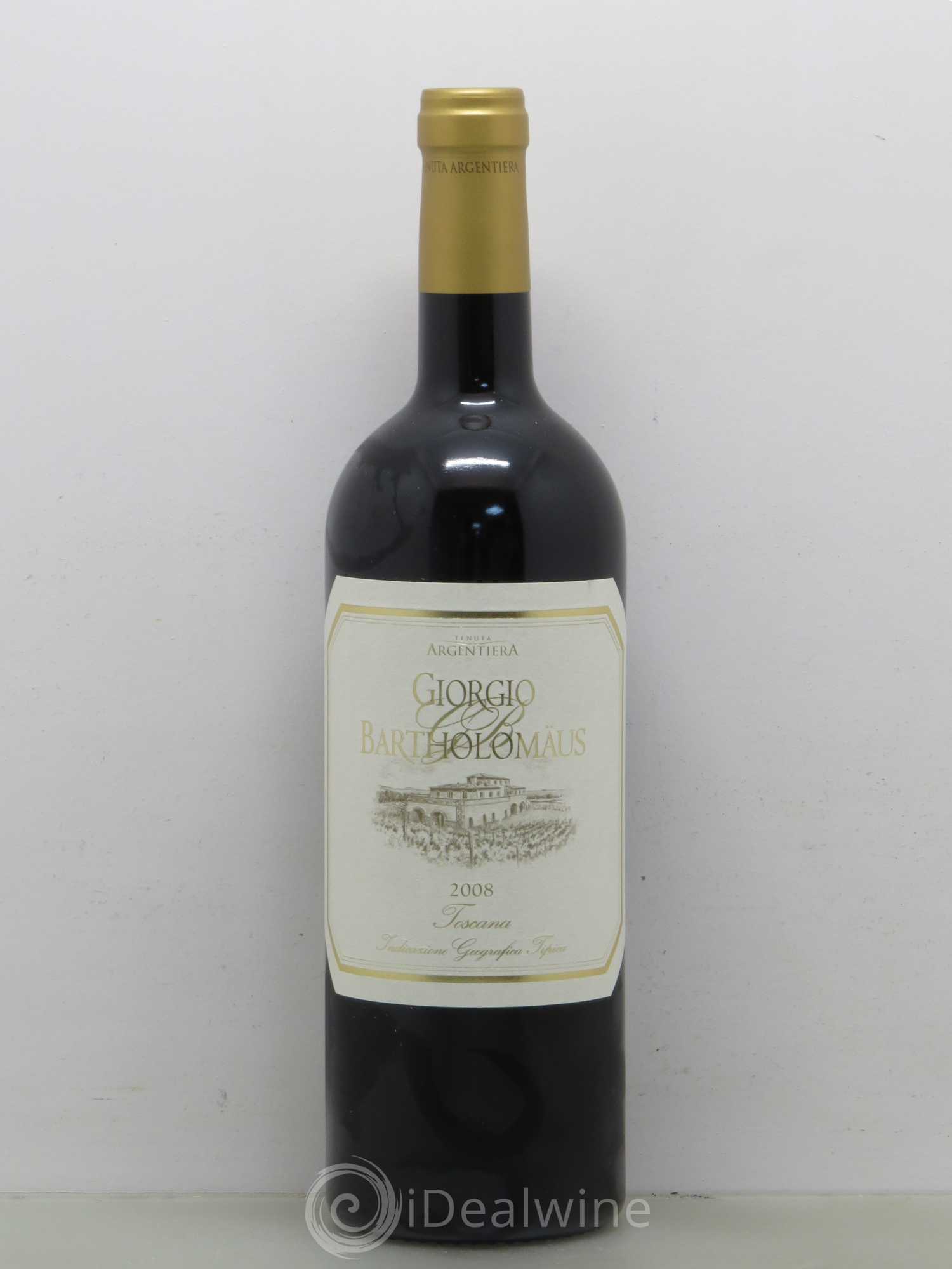 Toscana IGT Argentiera Tenuta Giorgio Bartholomaus 2008 - Posten von 1 Flasche - 0