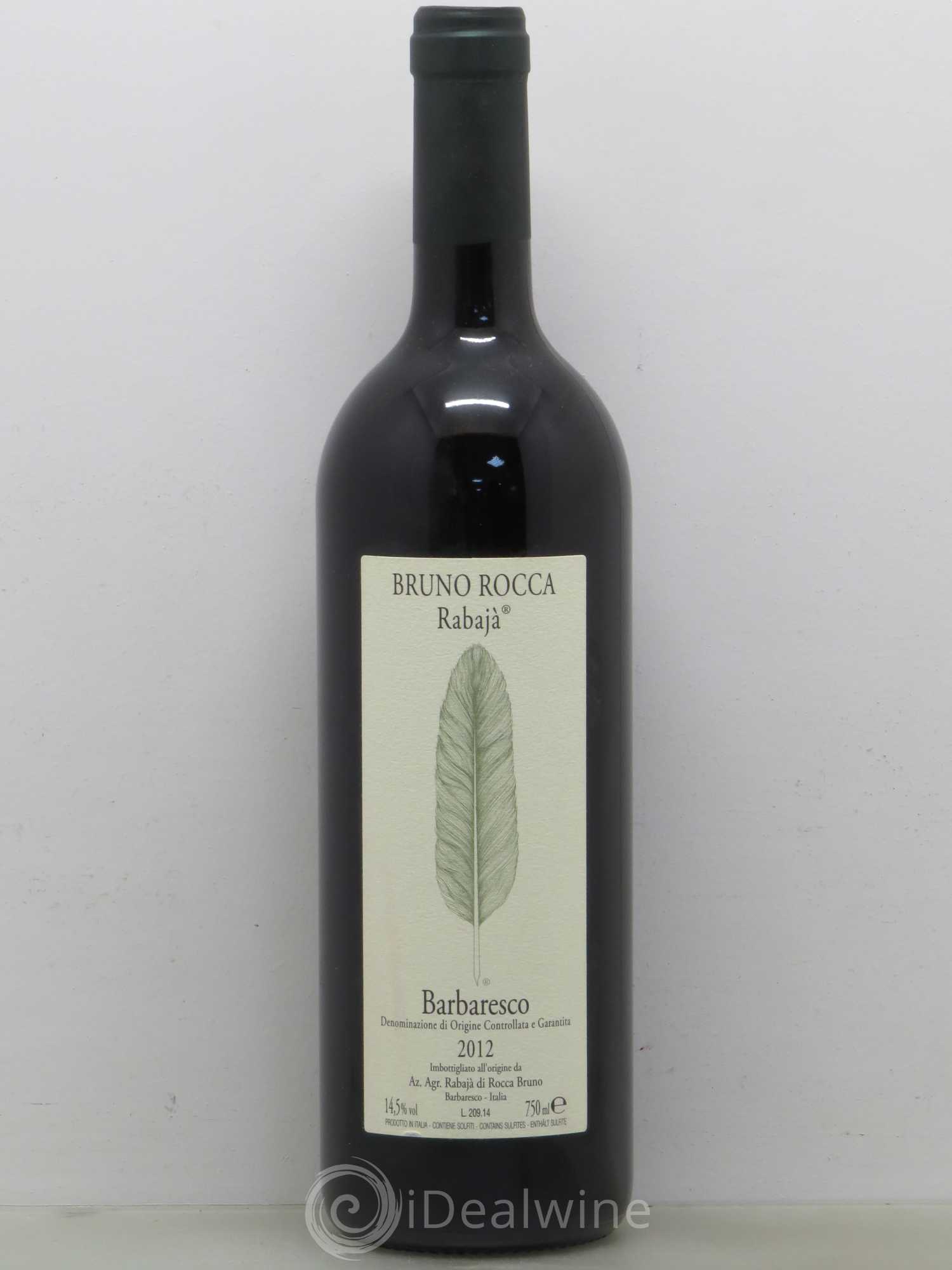 Barbaresco DOCG Rabaja Bruno Rocca 2012 - Posten von 1 Flasche - 0