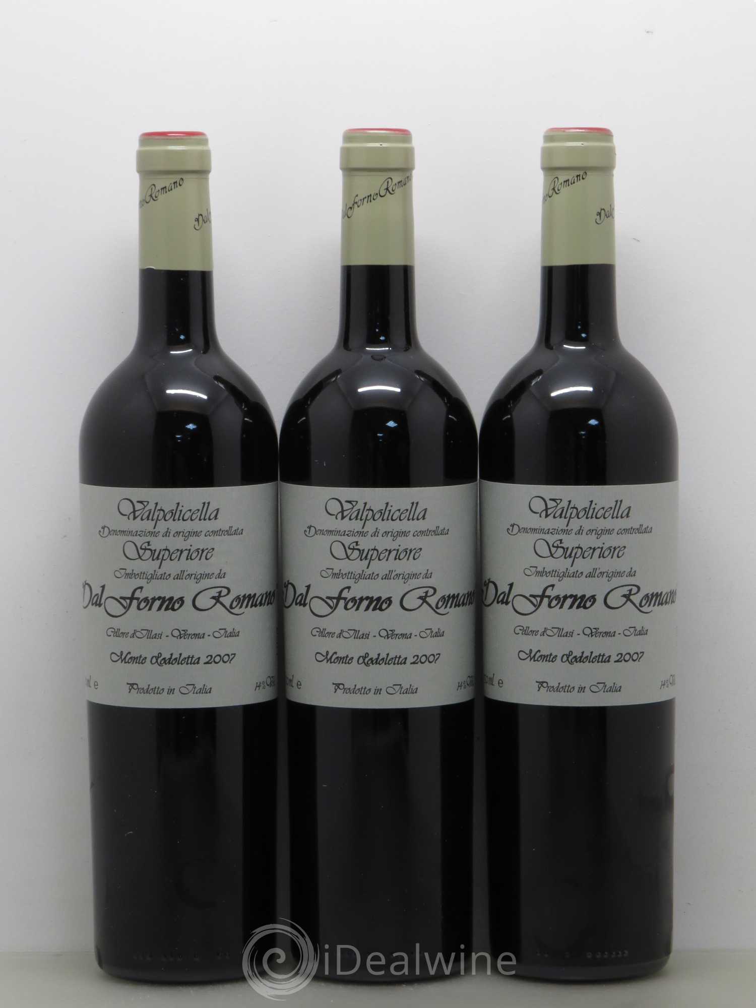 Valpolicella Superiore DOC Monte Lodoletta Dal Forno Romano 2007 - Lot de 3 bouteilles - 0