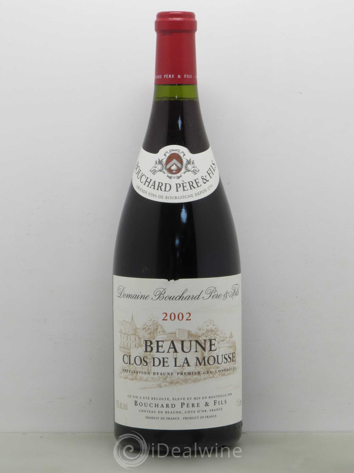 Beaune 1er Cru Clos de la Mousse Bouchard Père & Fils 2002 - Lot de 1 magnum - 0