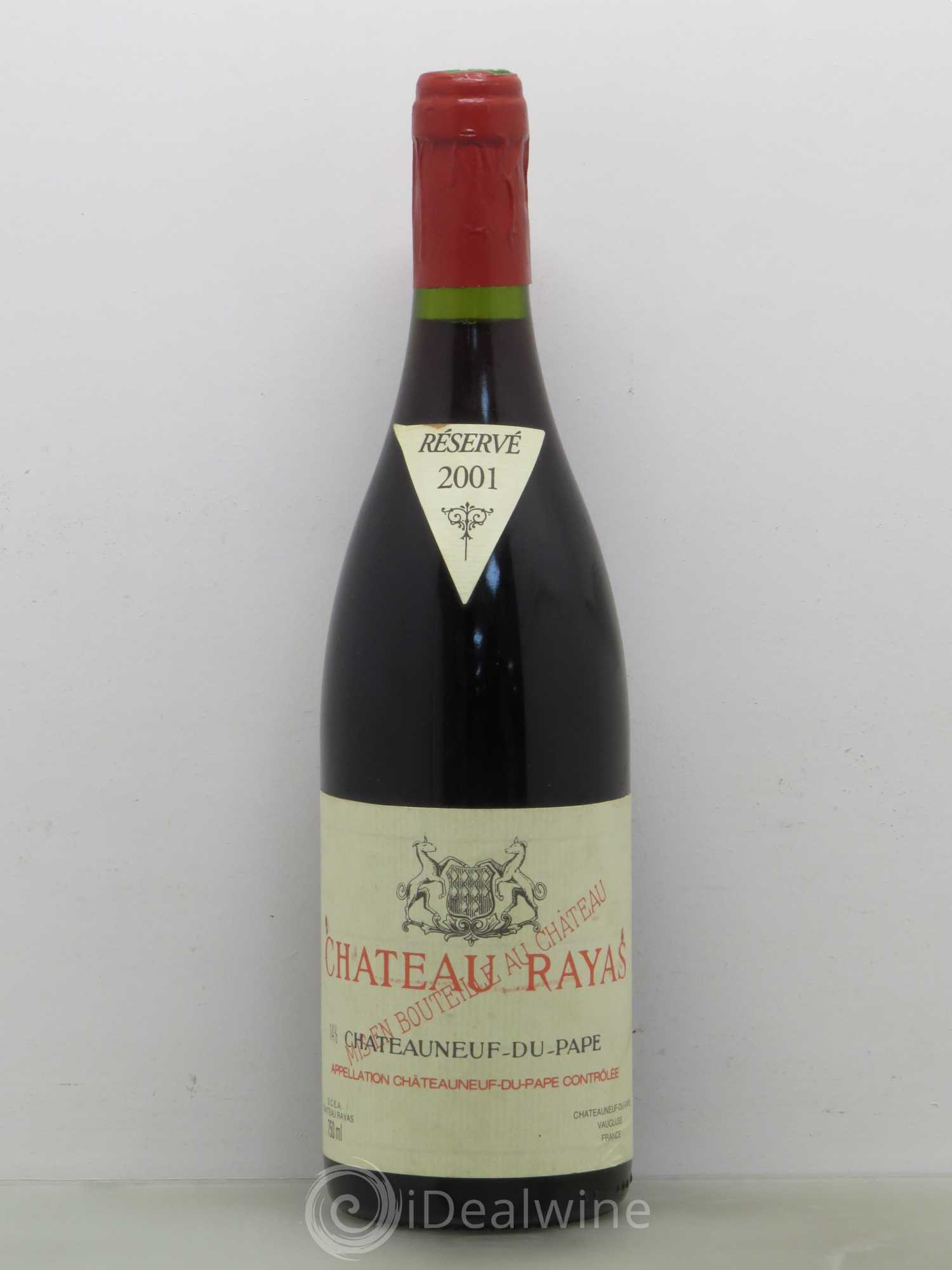 Châteauneuf-du-Pape Château Rayas Emmanuel Reynaud 2001 - Lot de 1 bouteille - 0
