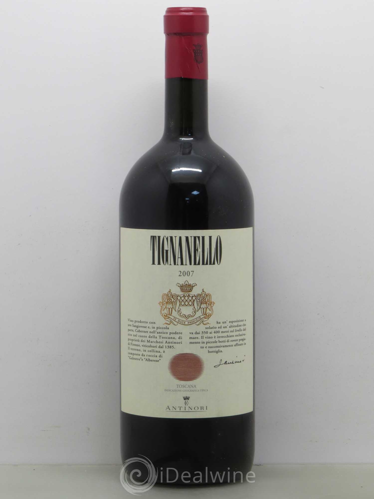 Toscana IGT Tignanello Tenuta Tignanello - Marchesi Antinori 2007 - Lot de 1 magnum - 0