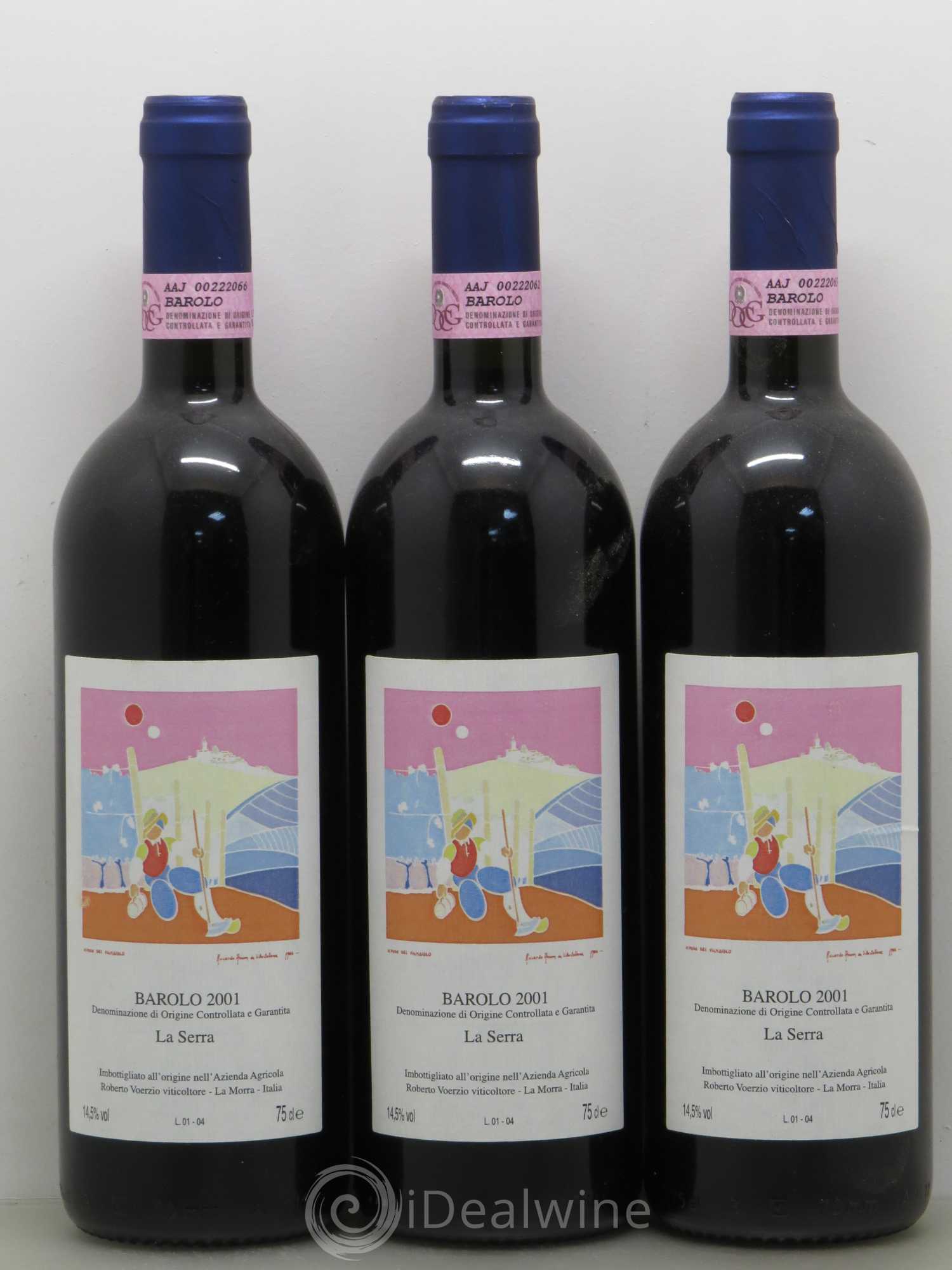 Barolo DOCG La Serra Roberto Voerzio 2001 - Lot de 6 bouteilles - 2