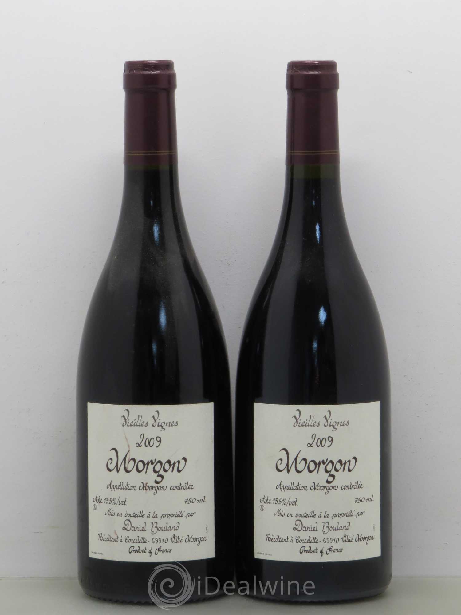 Morgon Vieilles Vignes Daniel Bouland (Domaine) 2009 - Lot de 2 bouteilles - 0
