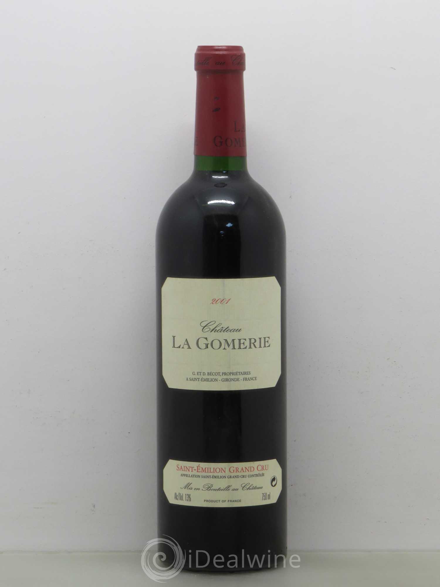 Château La Gomerie 2001 - Lot de 1 bouteille - 0