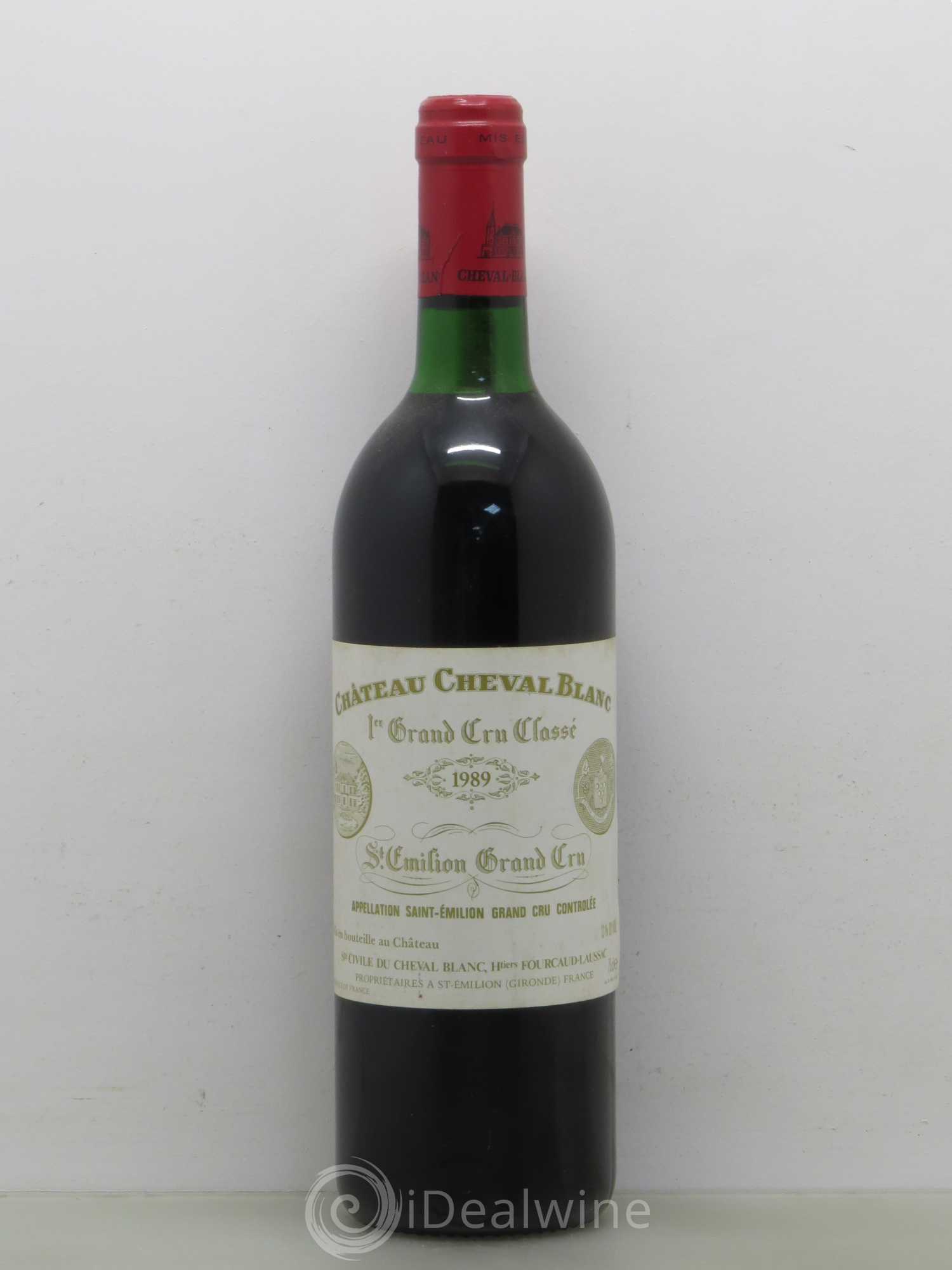 Château Cheval Blanc 1er Grand Cru Classé A 1989 - Lot de 1 bouteille - 0