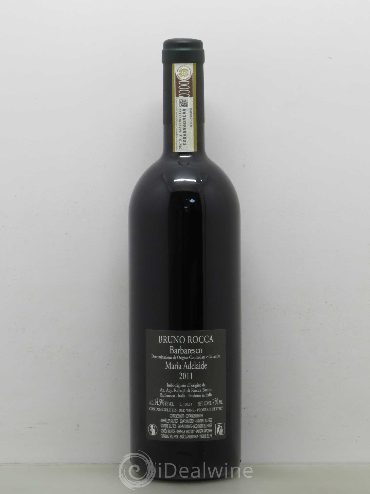 Barbaresco DOCG Barbaresco Cuvee Maria Adelaide B Rocca 2011 - Lot de 1 bouteille - 1
