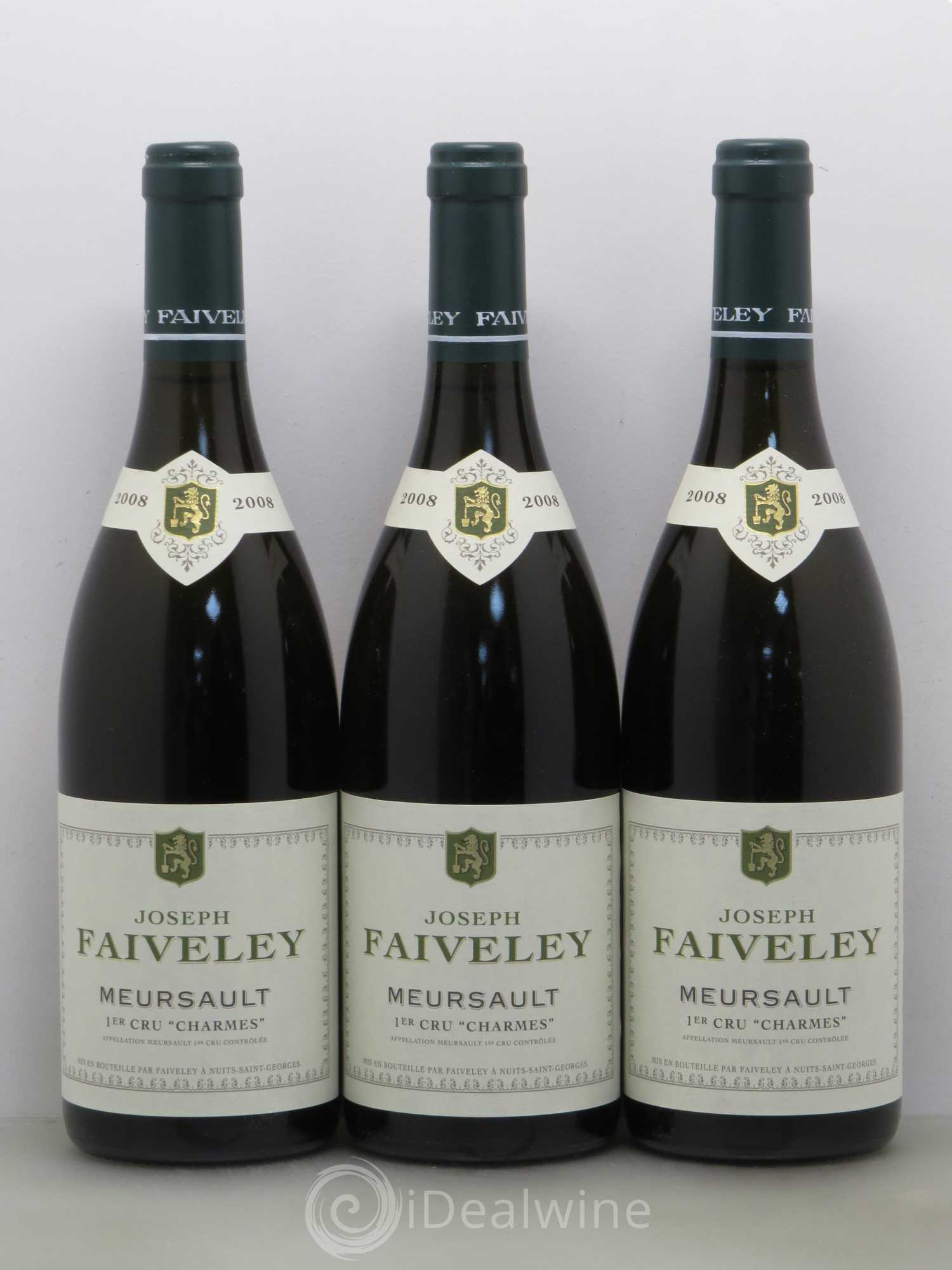 Meursault 1er Cru Charmes Faiveley 2008 - Posten von 6 Flaschen - 1
