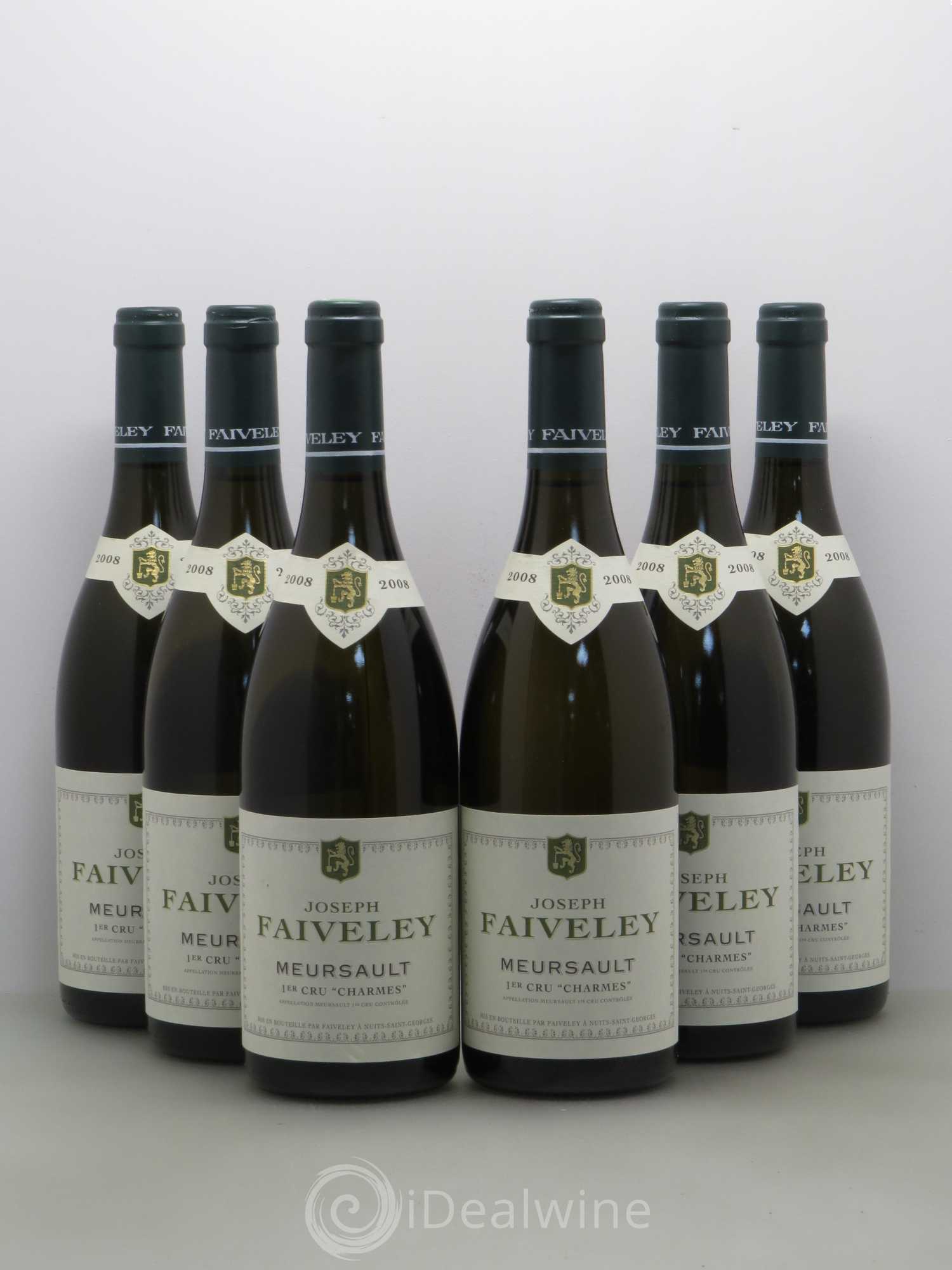 Meursault 1er Cru Charmes Faiveley 2008 - Posten von 6 Flaschen - 0