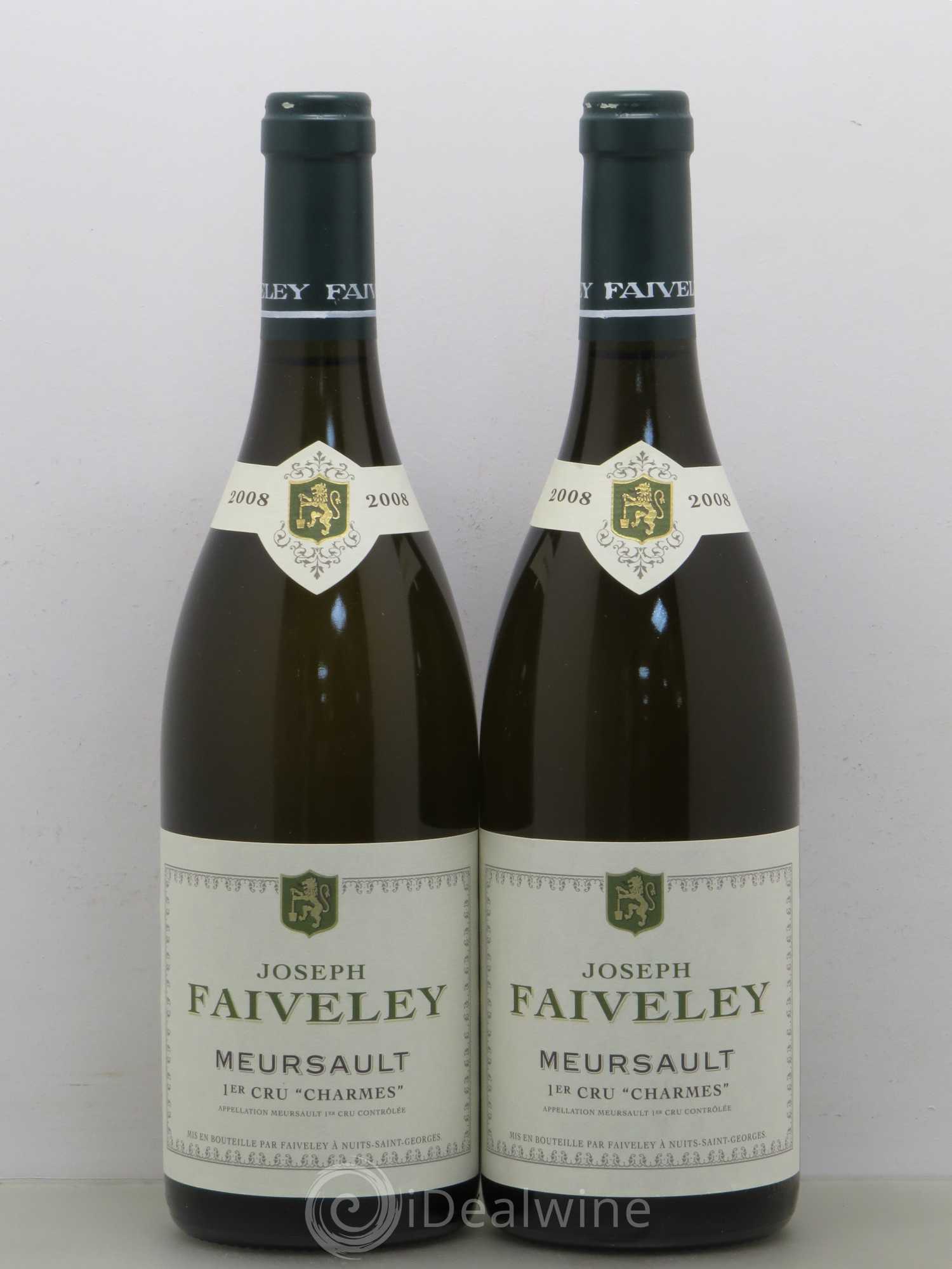 Meursault 1er Cru Charmes Faiveley 2008 - Posten von 2 Flaschen - 0
