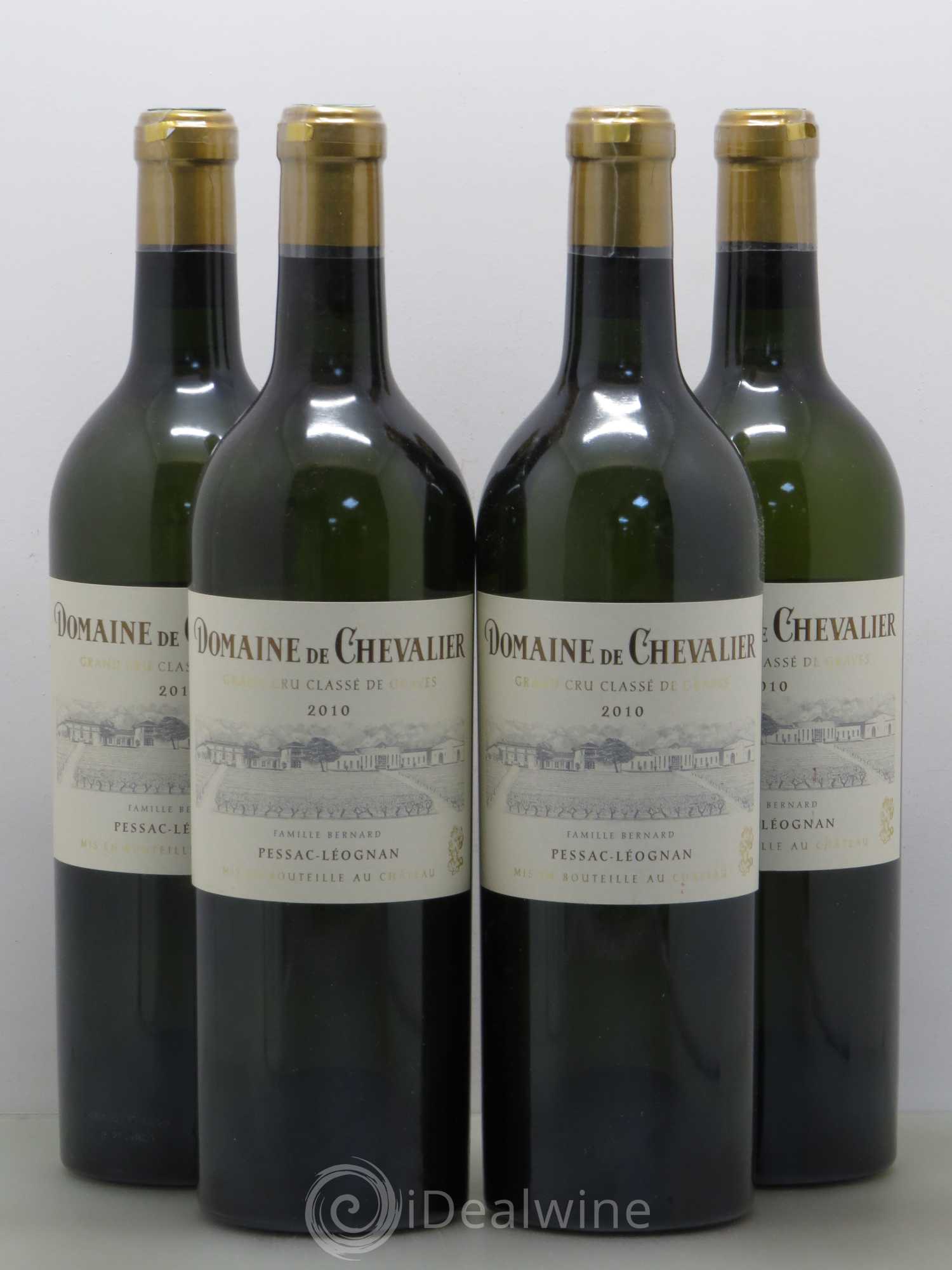 Domaine de Chevalier Cru Classé de Graves 2010 - Lot de 4 bouteilles - 0