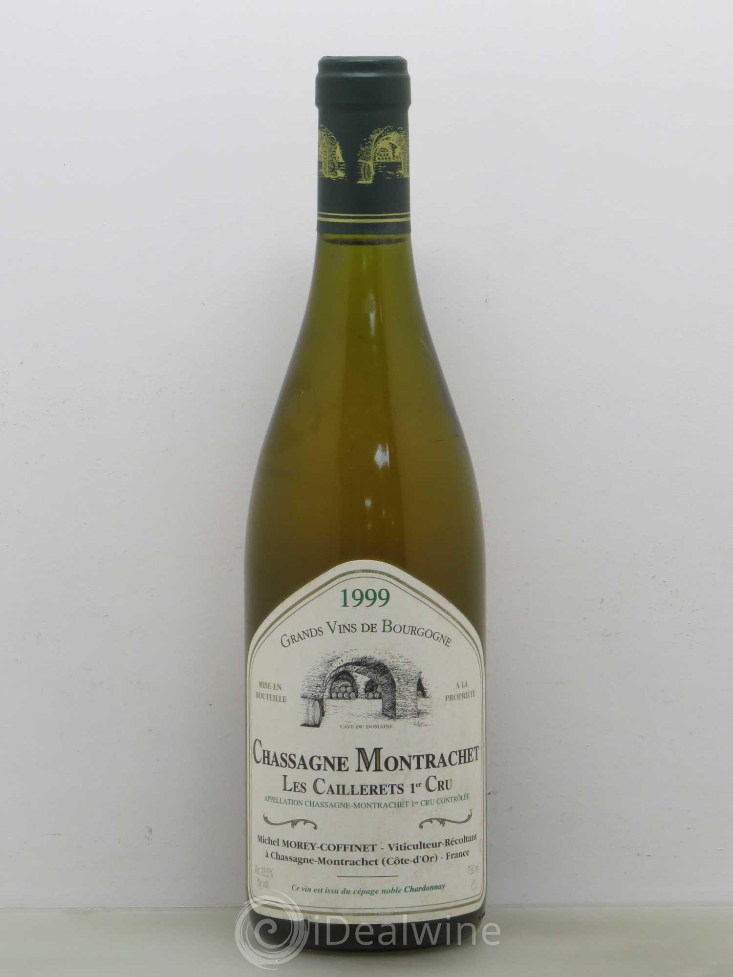 Chassagne-Montrachet 1er Cru Les Caillerets Morey Coffinet 1999 - Posten von 1 Flasche - 0