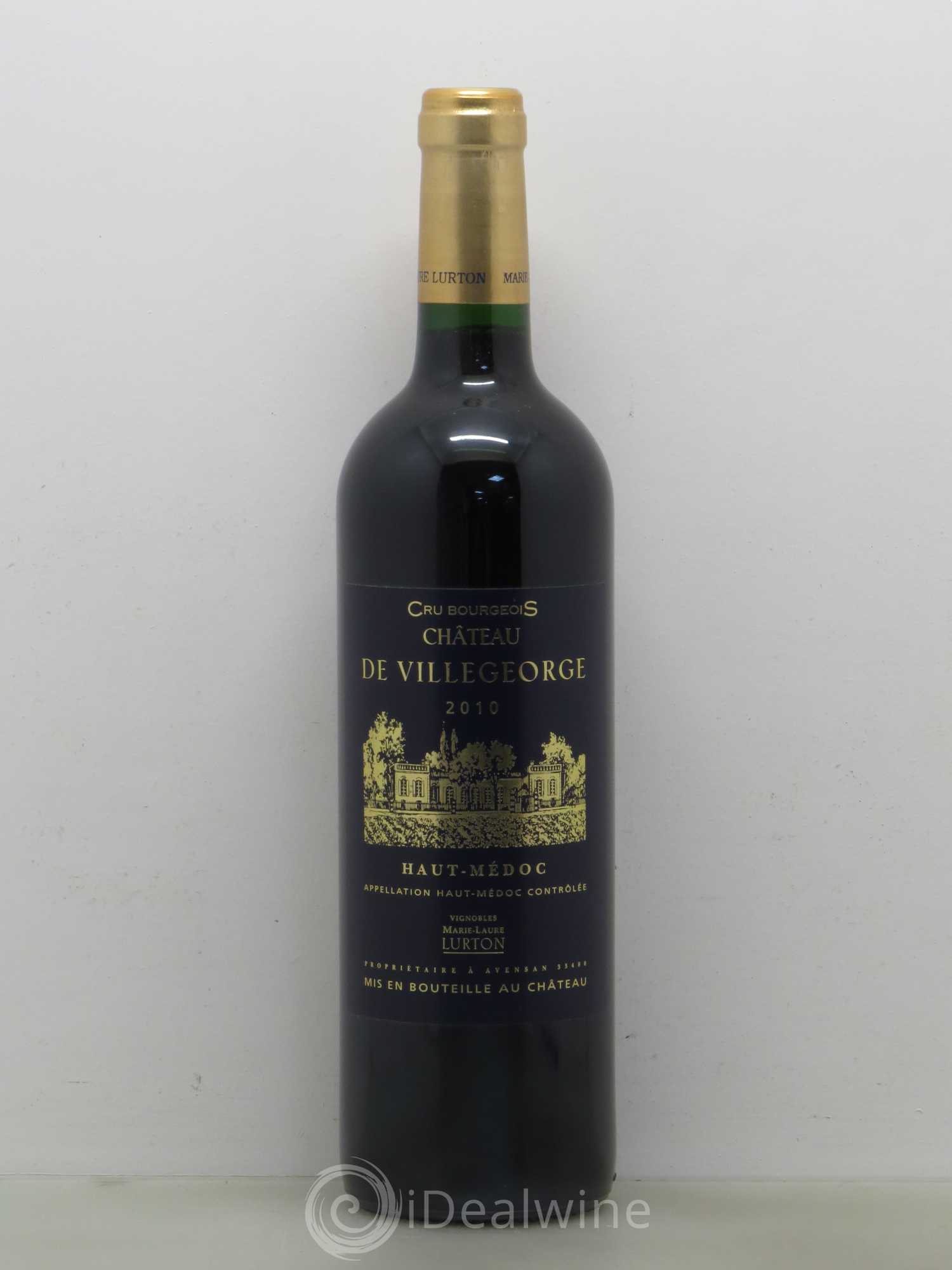 Château Villegeorge Cru Bourgeois 2010 - Lot de 1 bouteille - 0