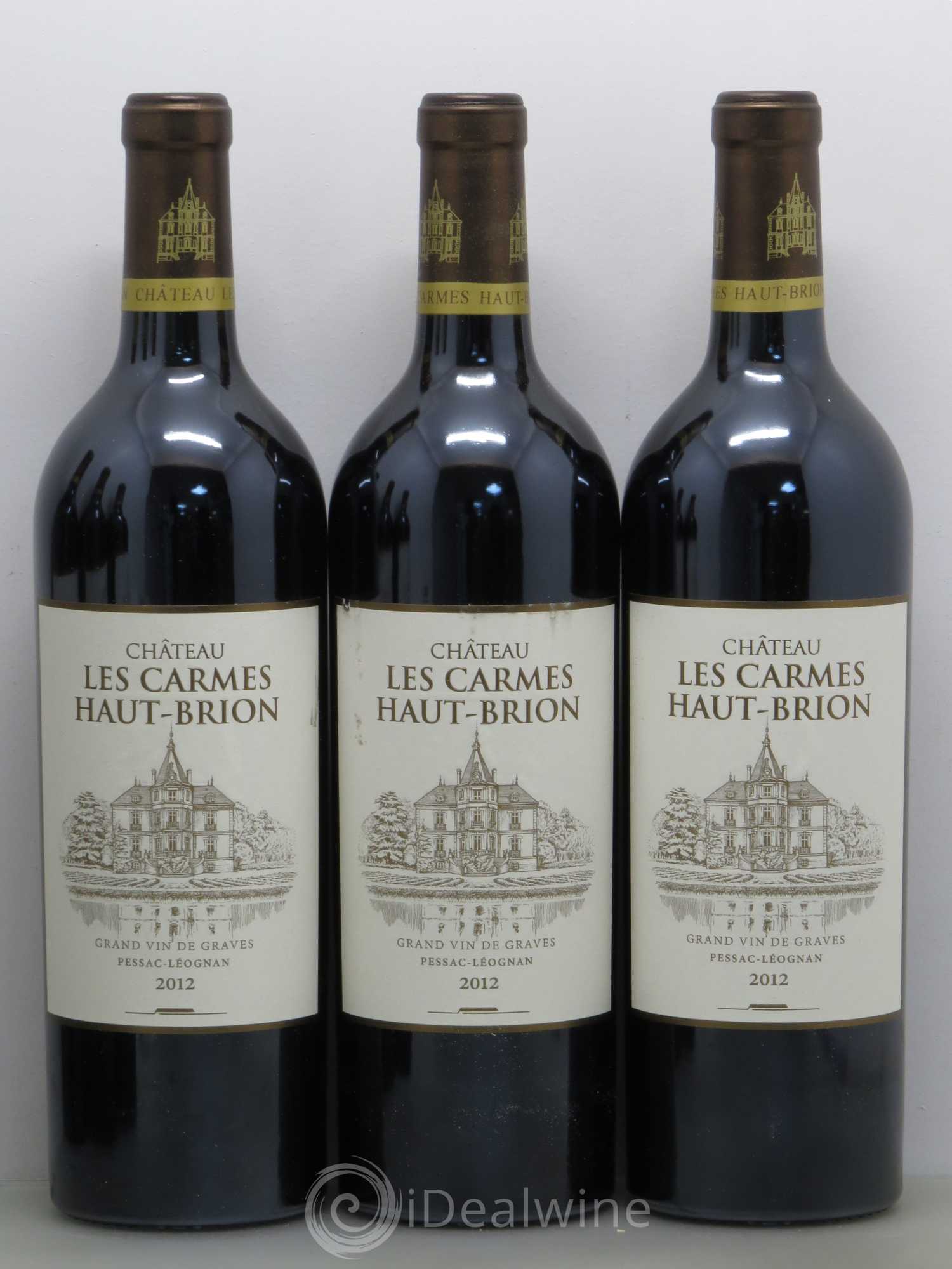 Château Les Carmes Haut-Brion 2012 - Lot de 6 bouteilles - 1