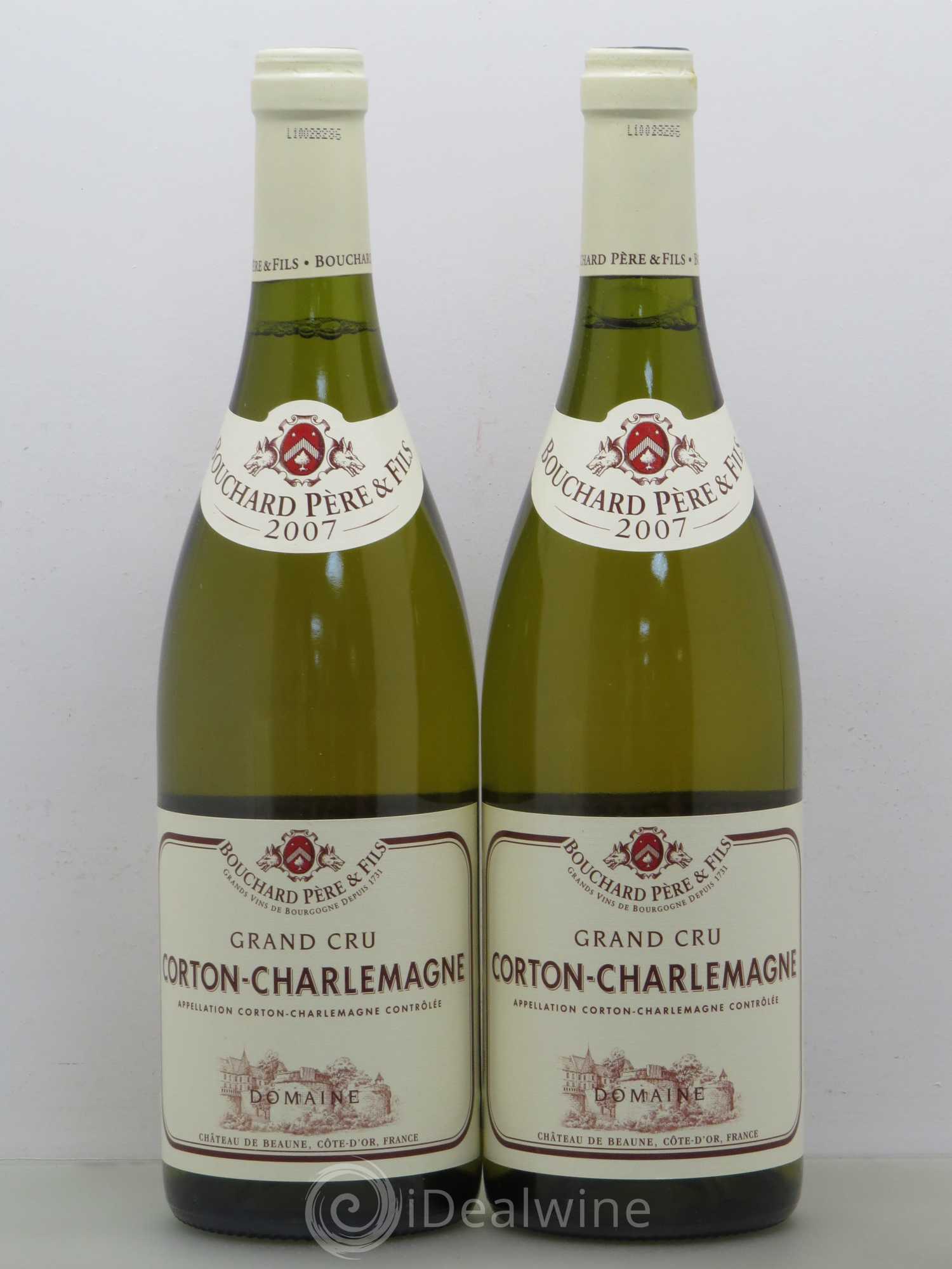Corton-Charlemagne Grand Cru Bouchard Père & Fils 2007 - Lot de 2 bouteilles - 0