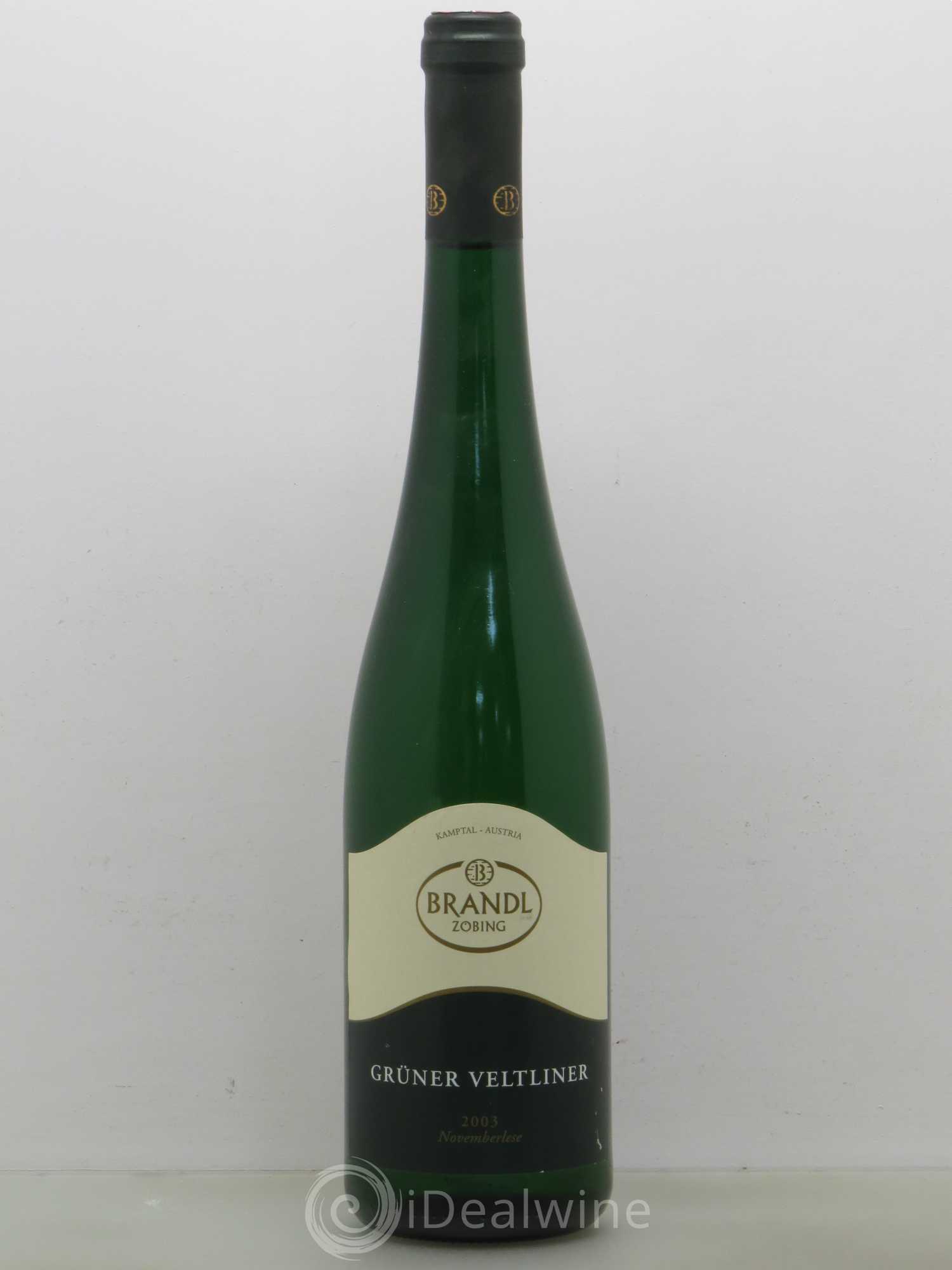 Autriche Grüner Veltliner Novemberlese Brandl 2003 - Posten von 1 Flasche - 0