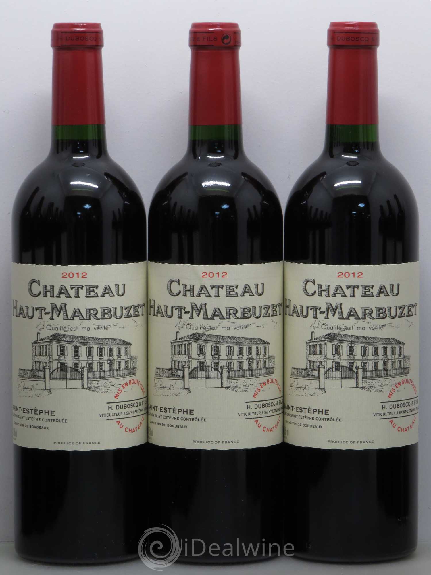 Château Haut Marbuzet 2012 - Lot de 12 bouteilles - 1