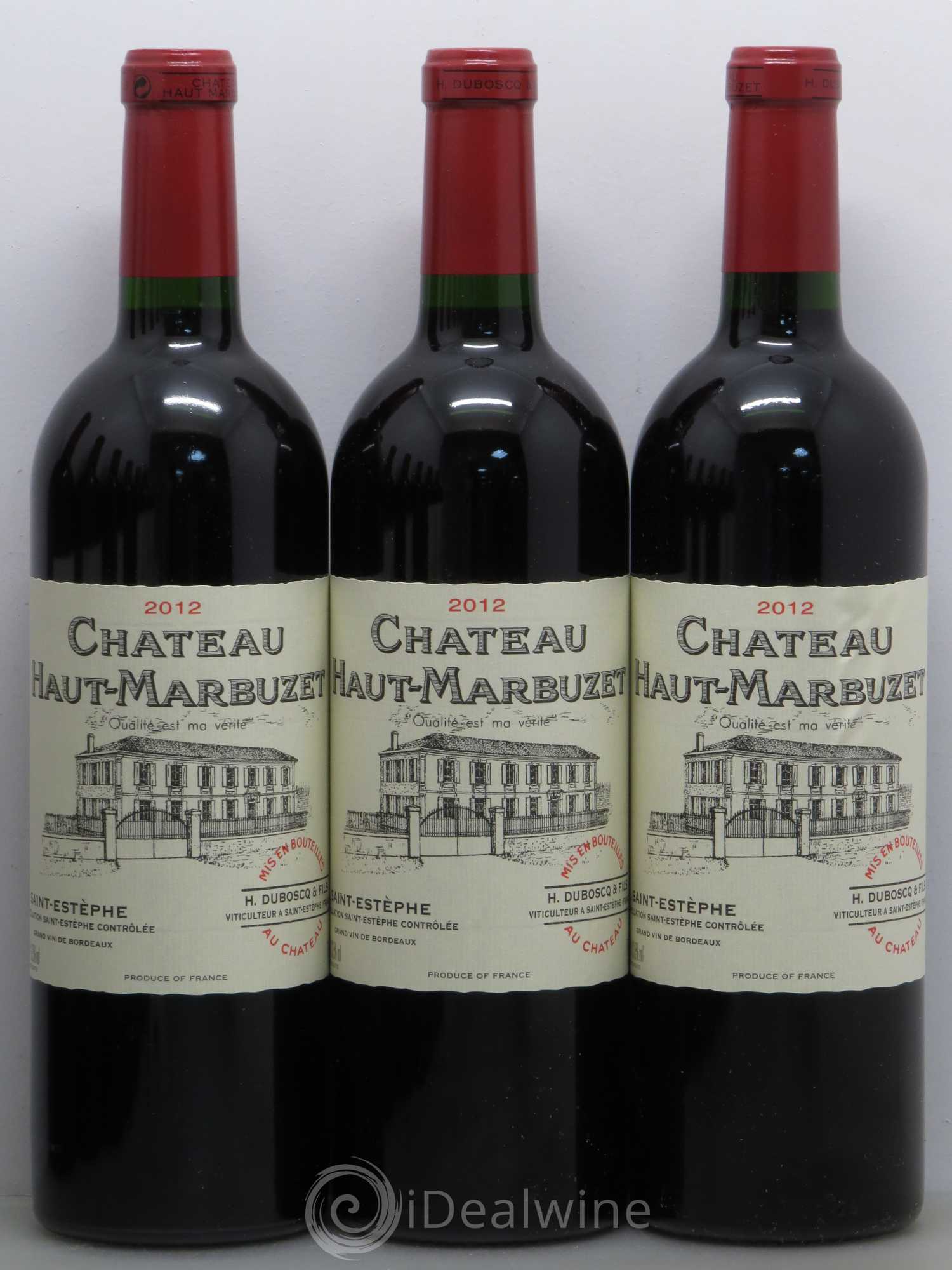 Château Haut Marbuzet 2012 - Lot de 12 bouteilles - 2