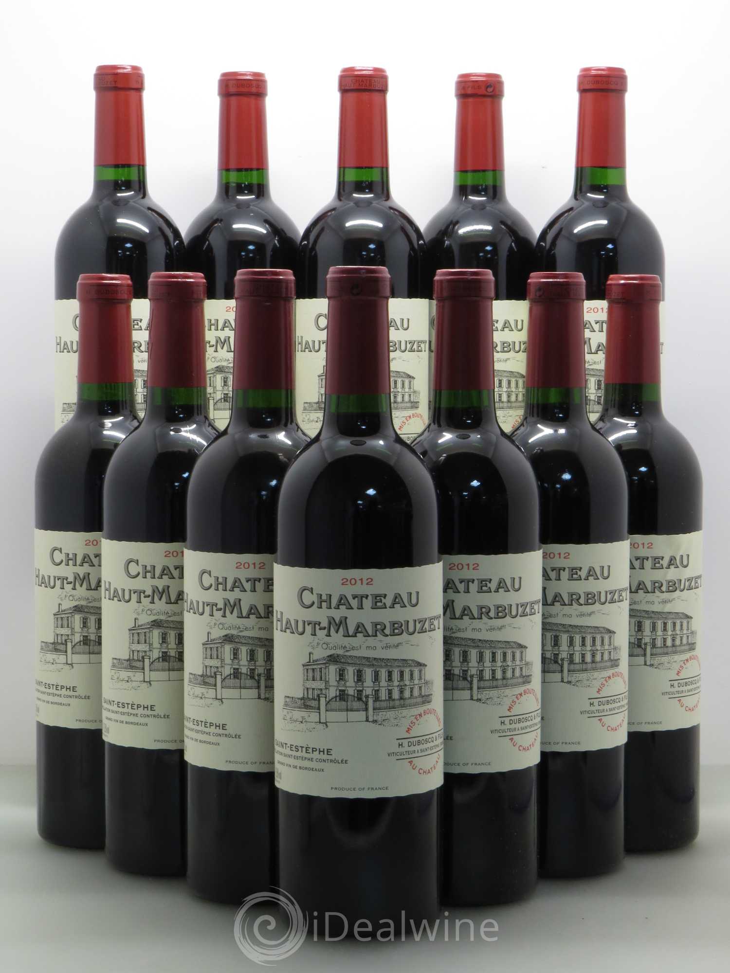 Château Haut Marbuzet 2012 - Lot de 12 bouteilles - 0