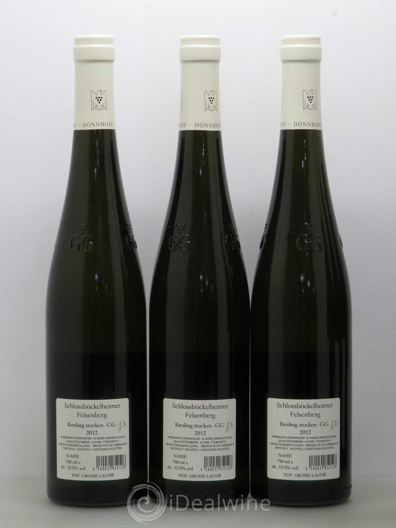 Allemagne Mosel-Saar Felsenberg GG 2012 - Posten von 6 Flaschen - 2