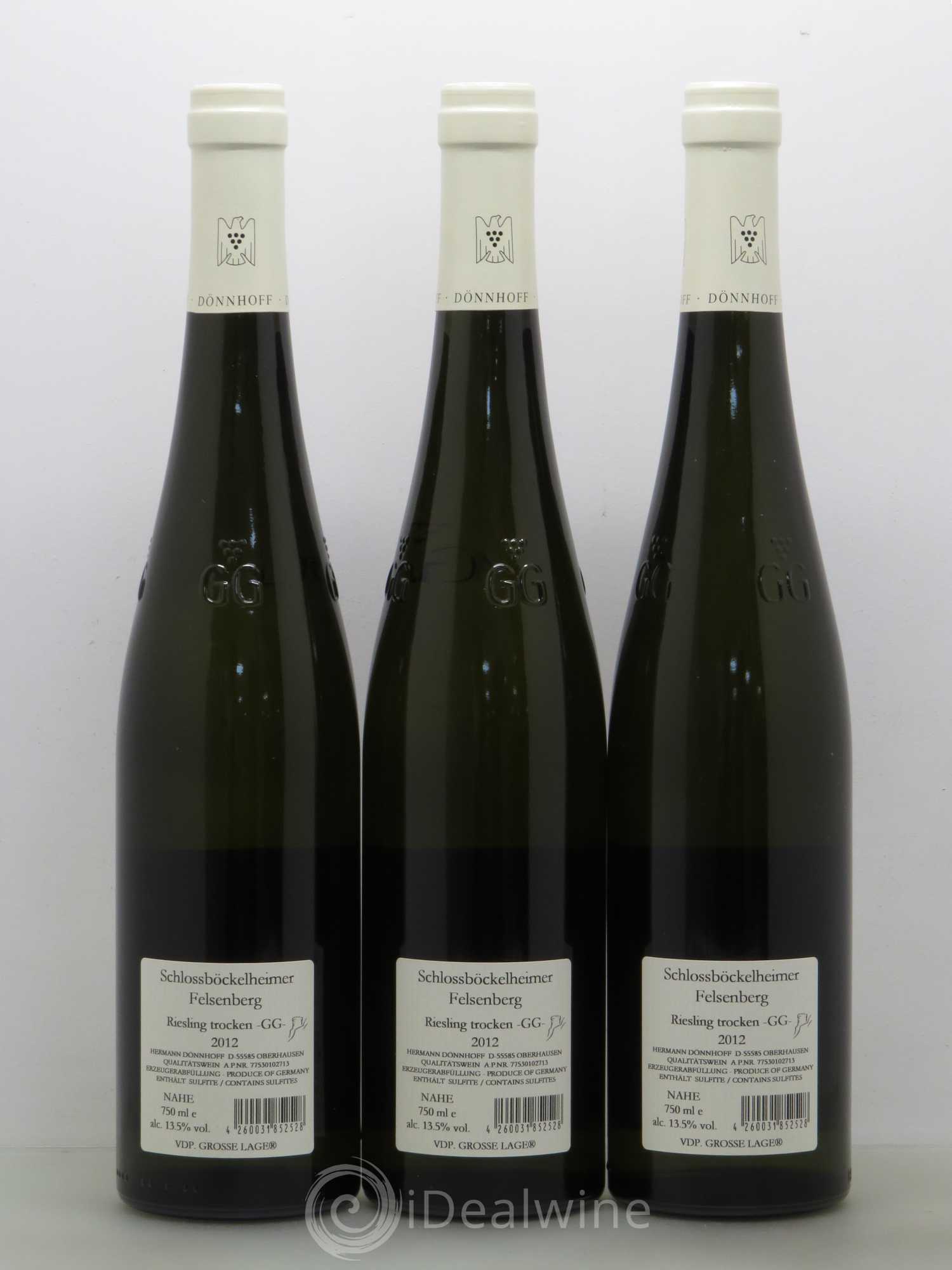 Allemagne Mosel-Saar Felsenberg GG 2012 - Posten von 6 Flaschen - 4