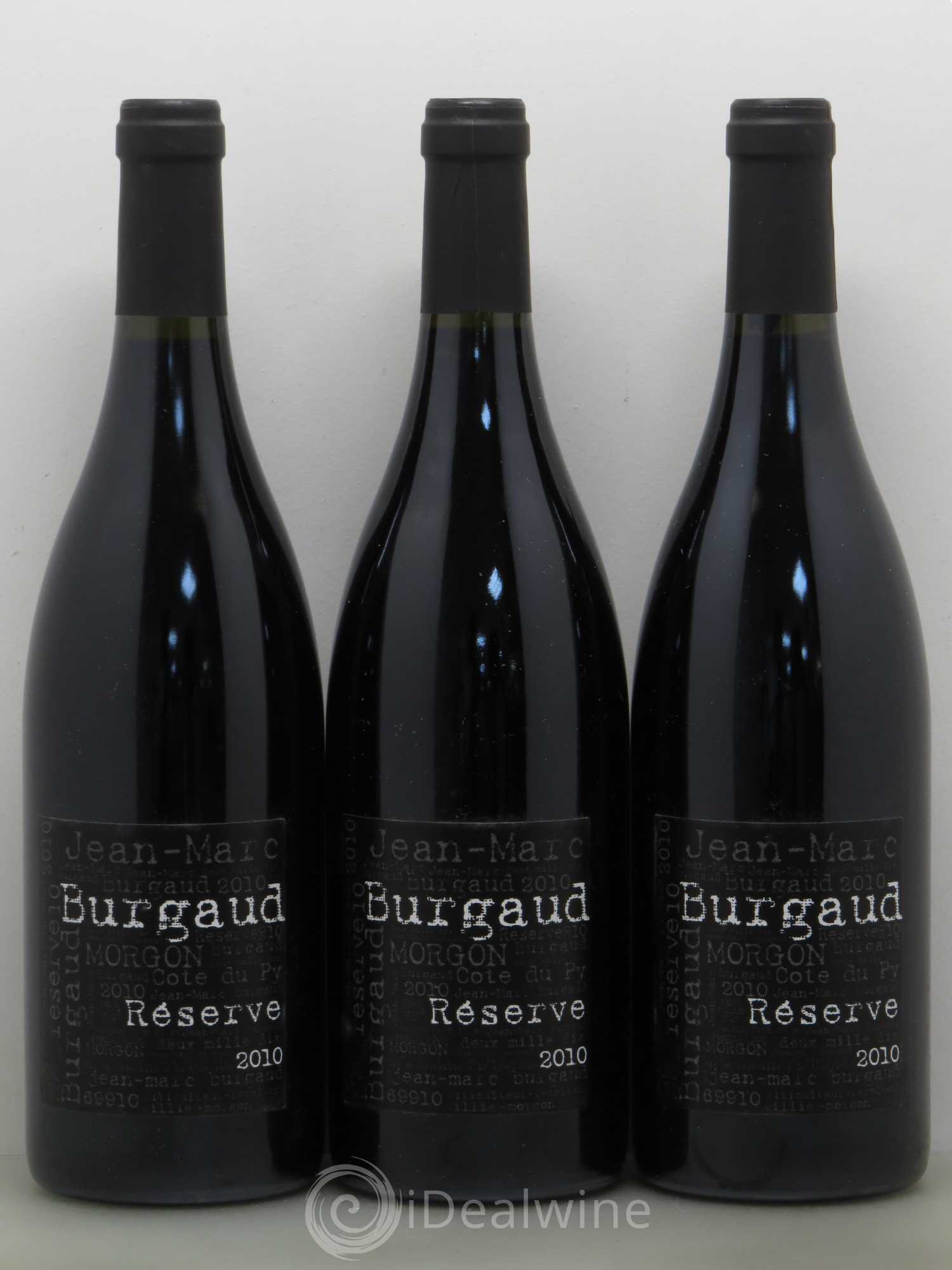 Morgon Côte du Py Réserve Jean-Marc Burgaud (Domaine) 2010 - Lot de 6 bouteilles - 2