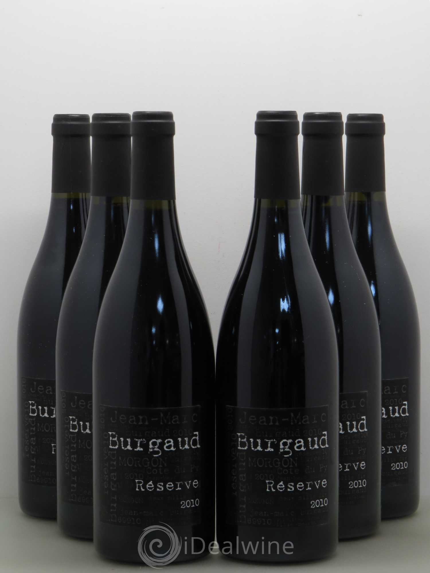 Morgon Côte du Py Réserve Jean-Marc Burgaud (Domaine) 2010 - Lot de 6 bouteilles - 0