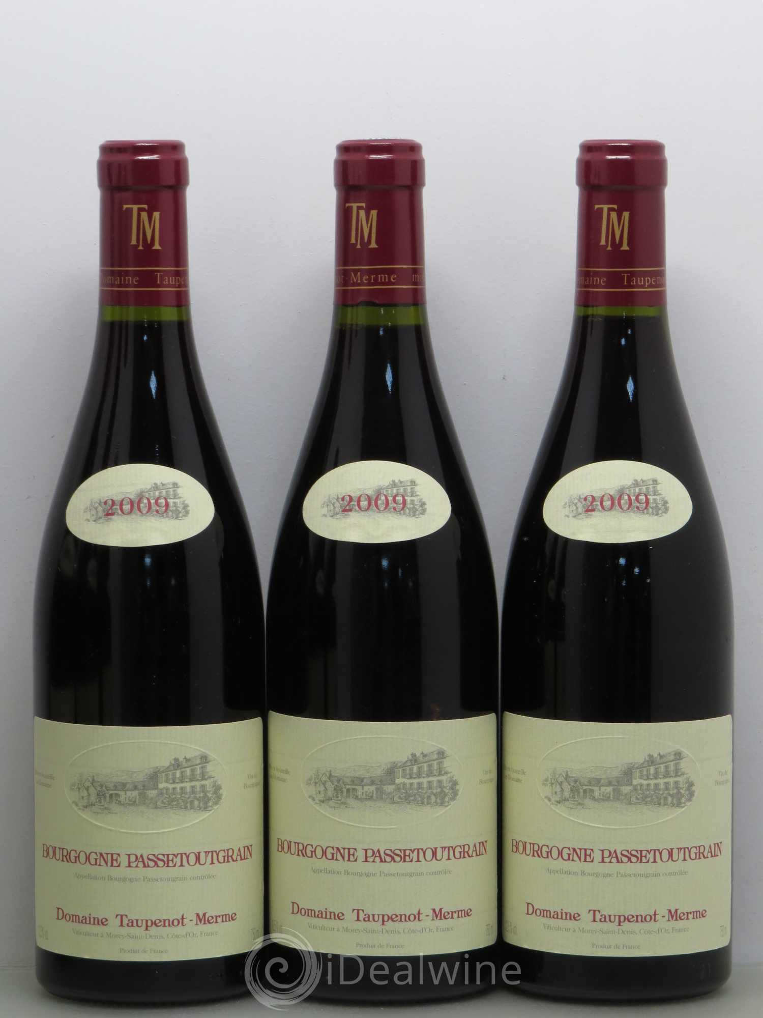 Bourgogne Passetoutgrain Taupenot Merme 2009 - Posten von 6 Flaschen - 1