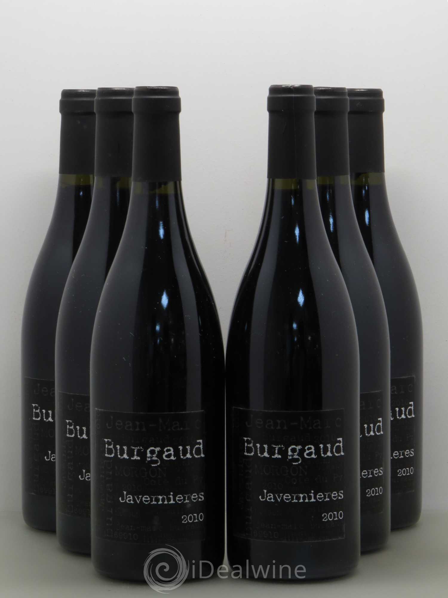 Morgon Côte du Py Javernières Jean-Marc Burgaud (Domaine) 2010 - Lot de 6 bouteilles - 0