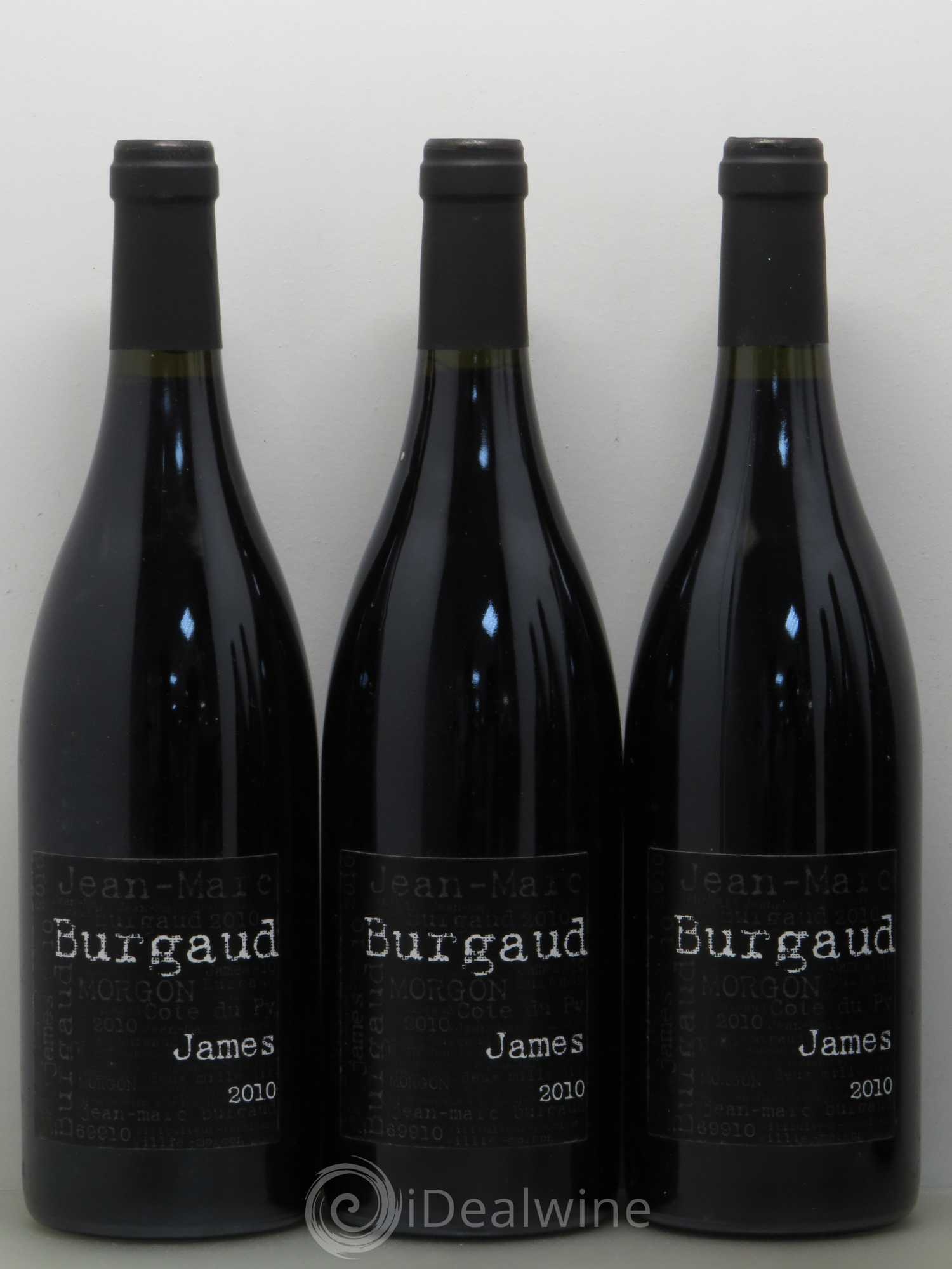 Morgon Côte du Py James Jean-Marc Burgaud (Domaine) 2010 - Lot de 6 bouteilles - 1