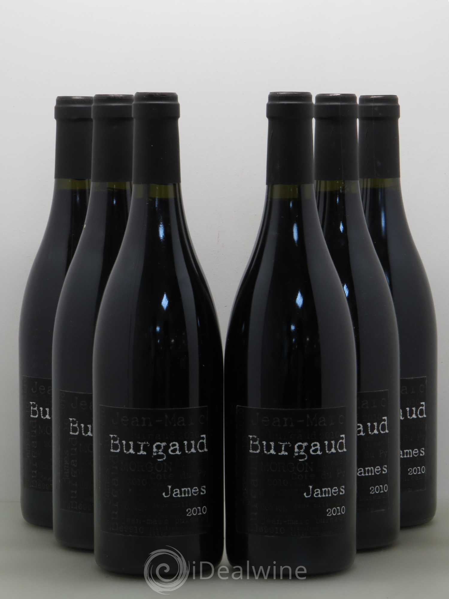 Morgon Côte du Py James Jean-Marc Burgaud (Domaine) 2010 - Lot de 6 bouteilles - 0