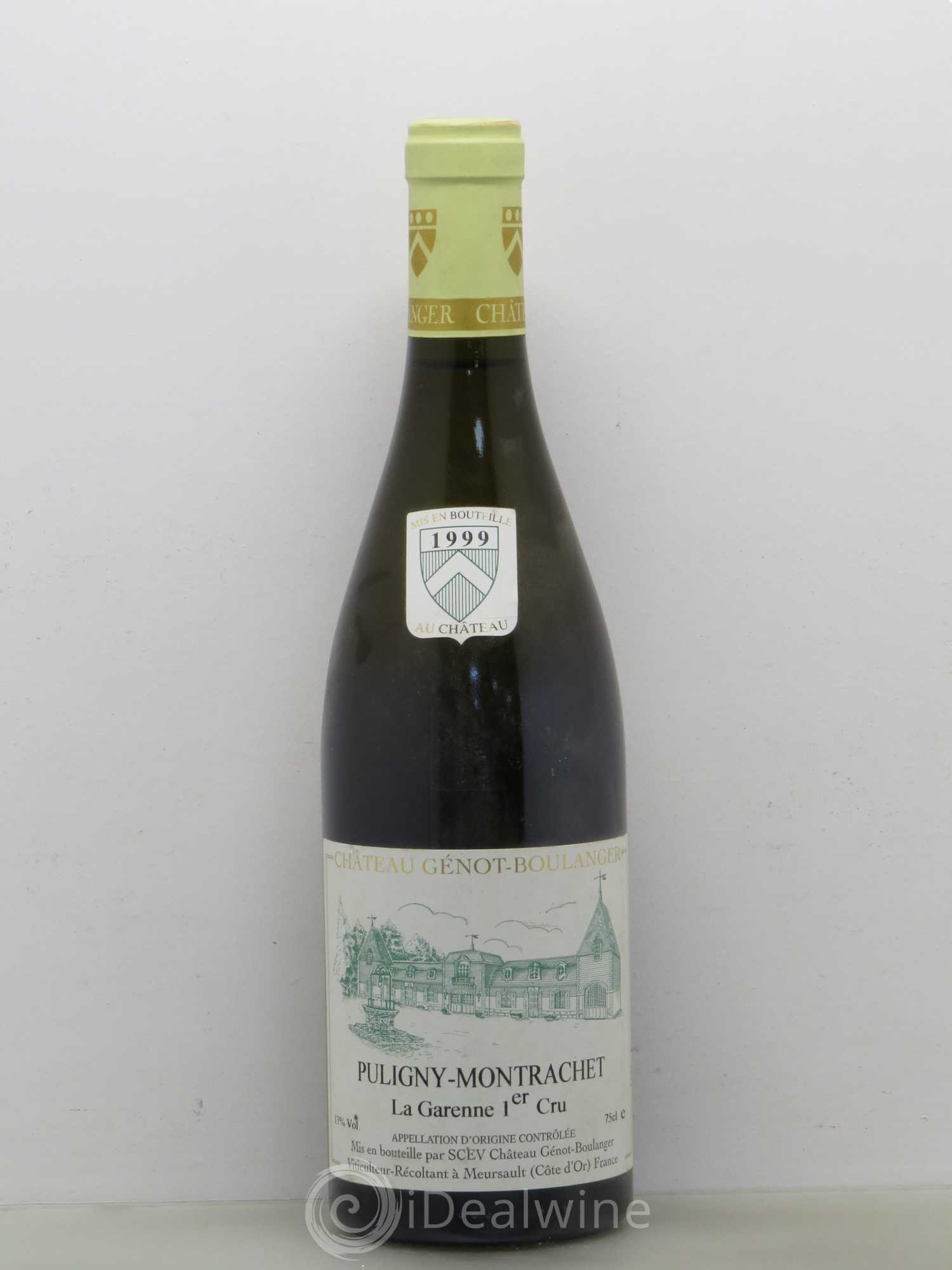 Puligny-Montrachet 1er Cru La Garenne Genot Boulanger 1999 - Posten von 1 Flasche - 0