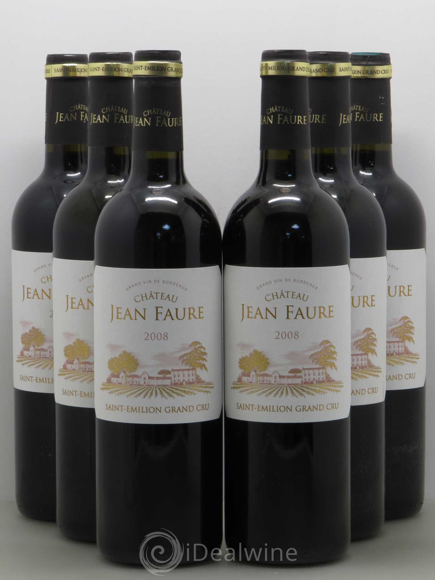 Château Jean Faure Grand Cru Classé 2008 - Lot de 6 bouteilles - 0