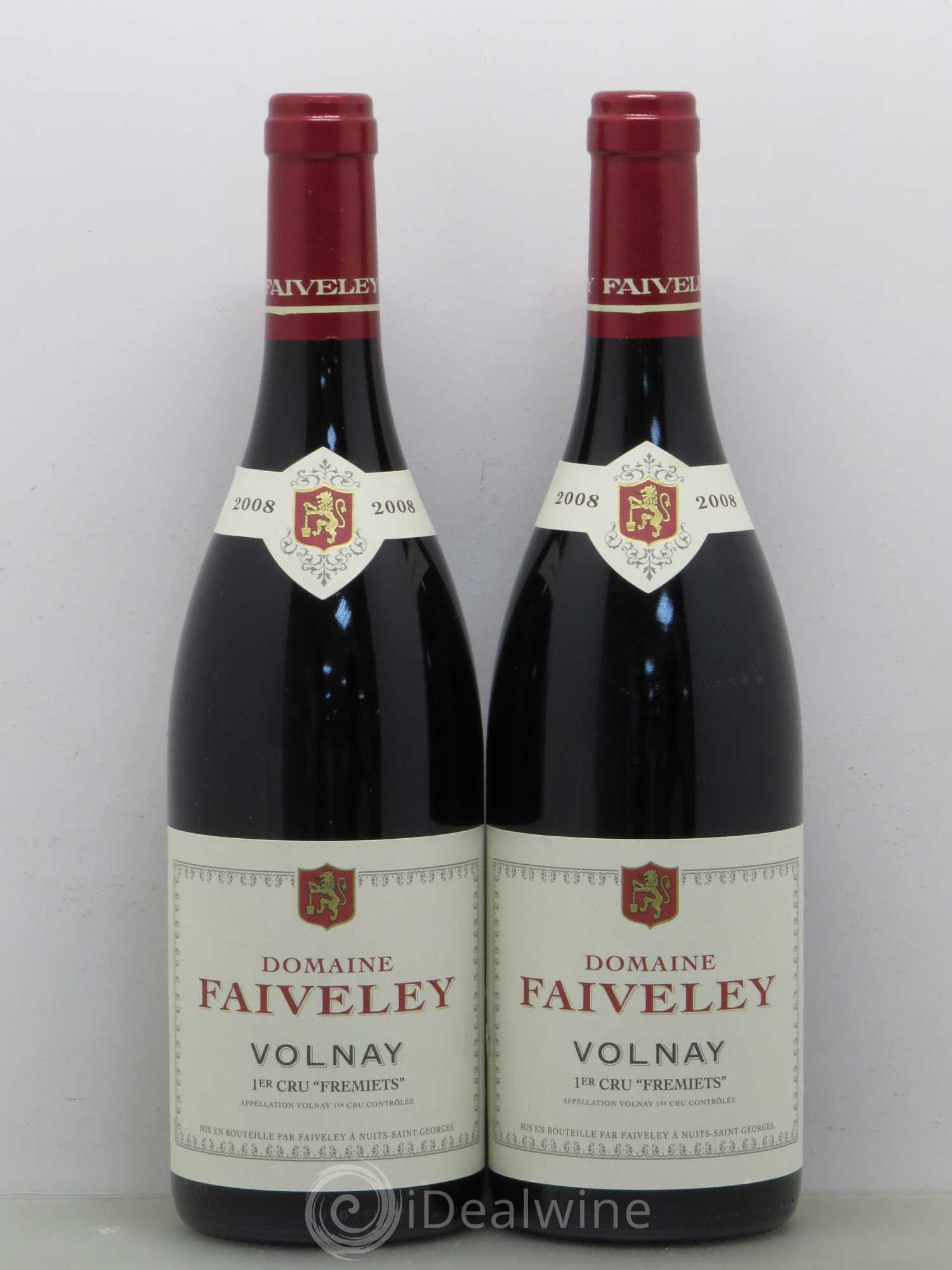 Volnay 1er Cru Fremiets Faiveley 2008 - Lot de 2 bouteilles - 0